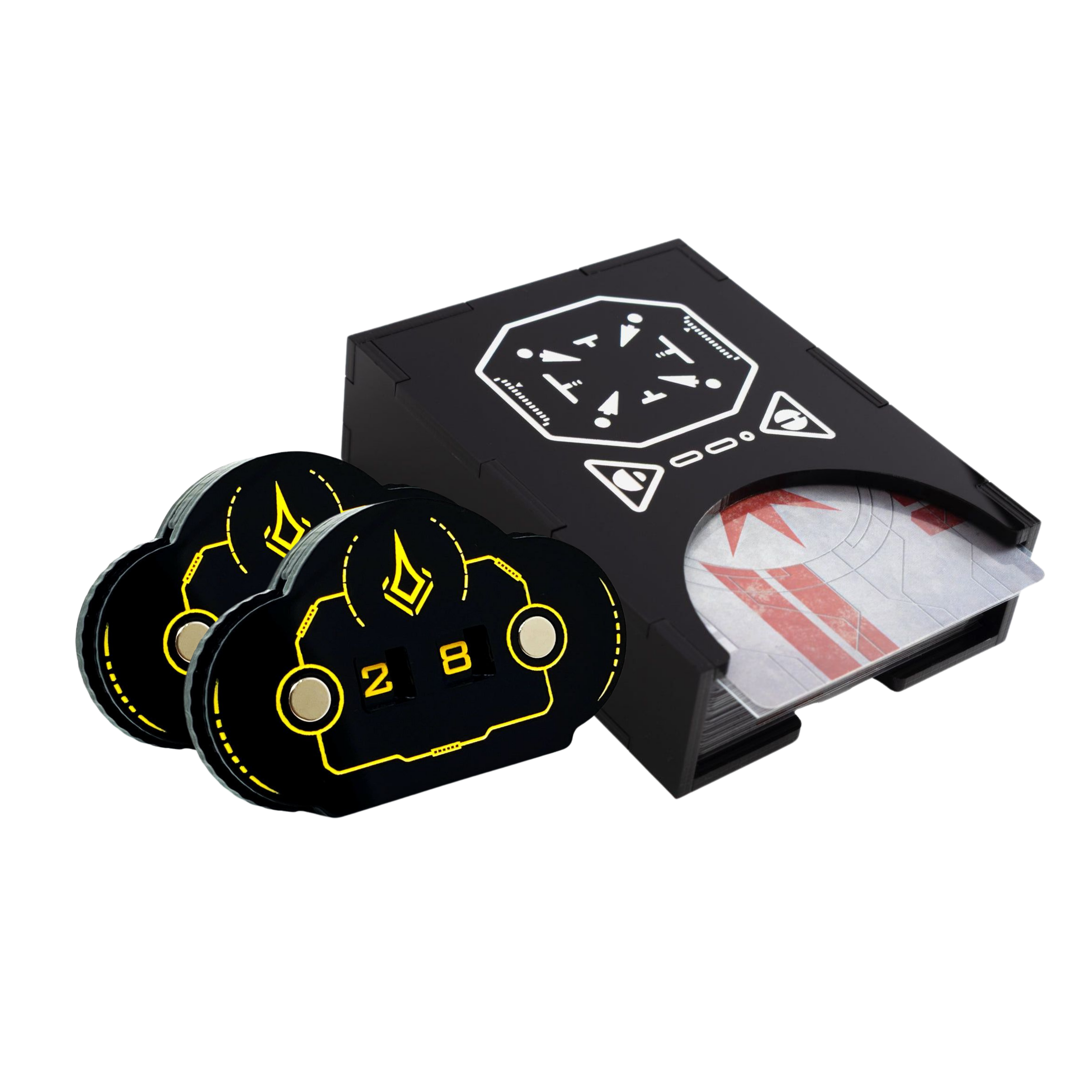 X-Wing Dials and Deck Boxes