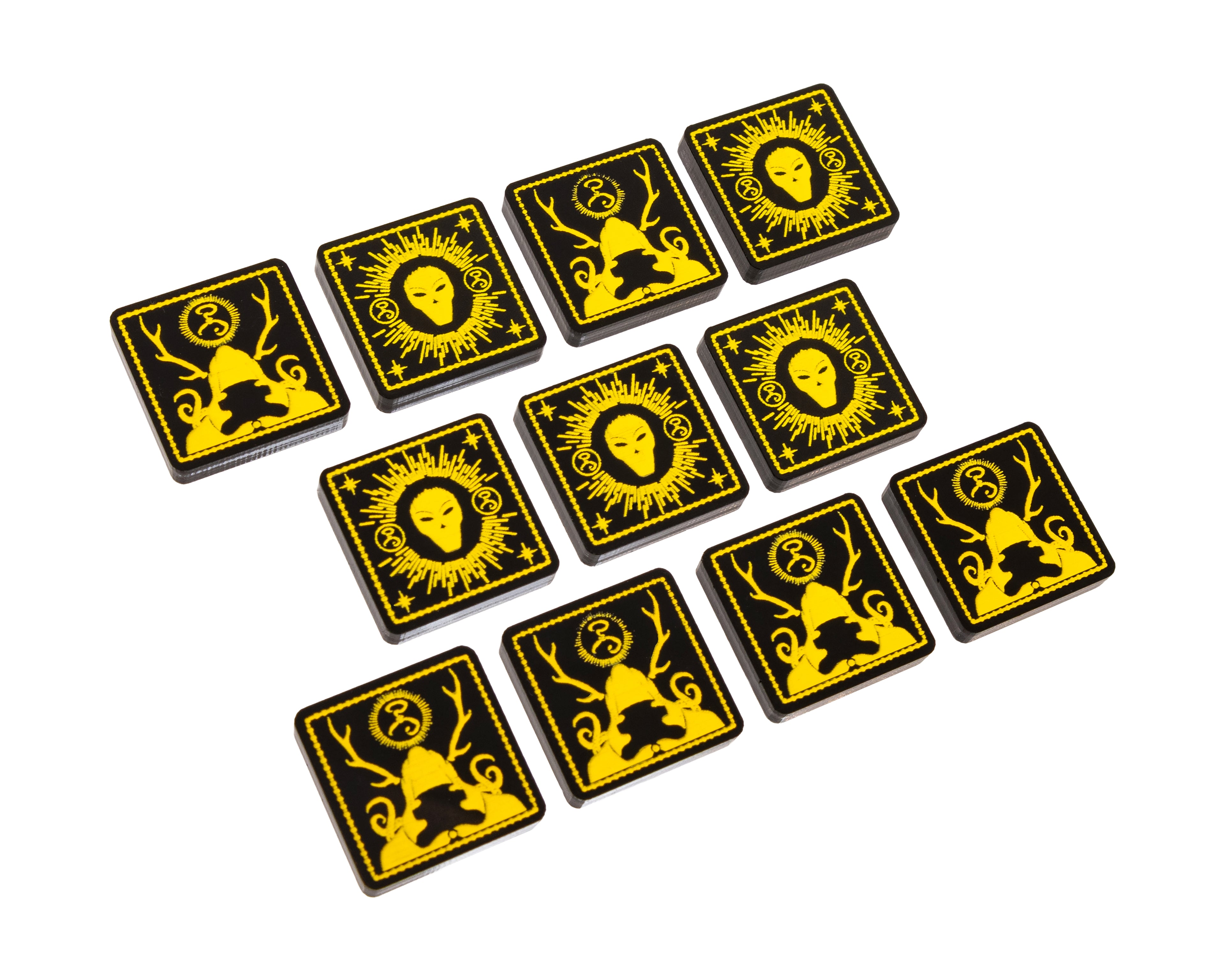 Arkham Path To Carcosa Doom / Clue Tokens