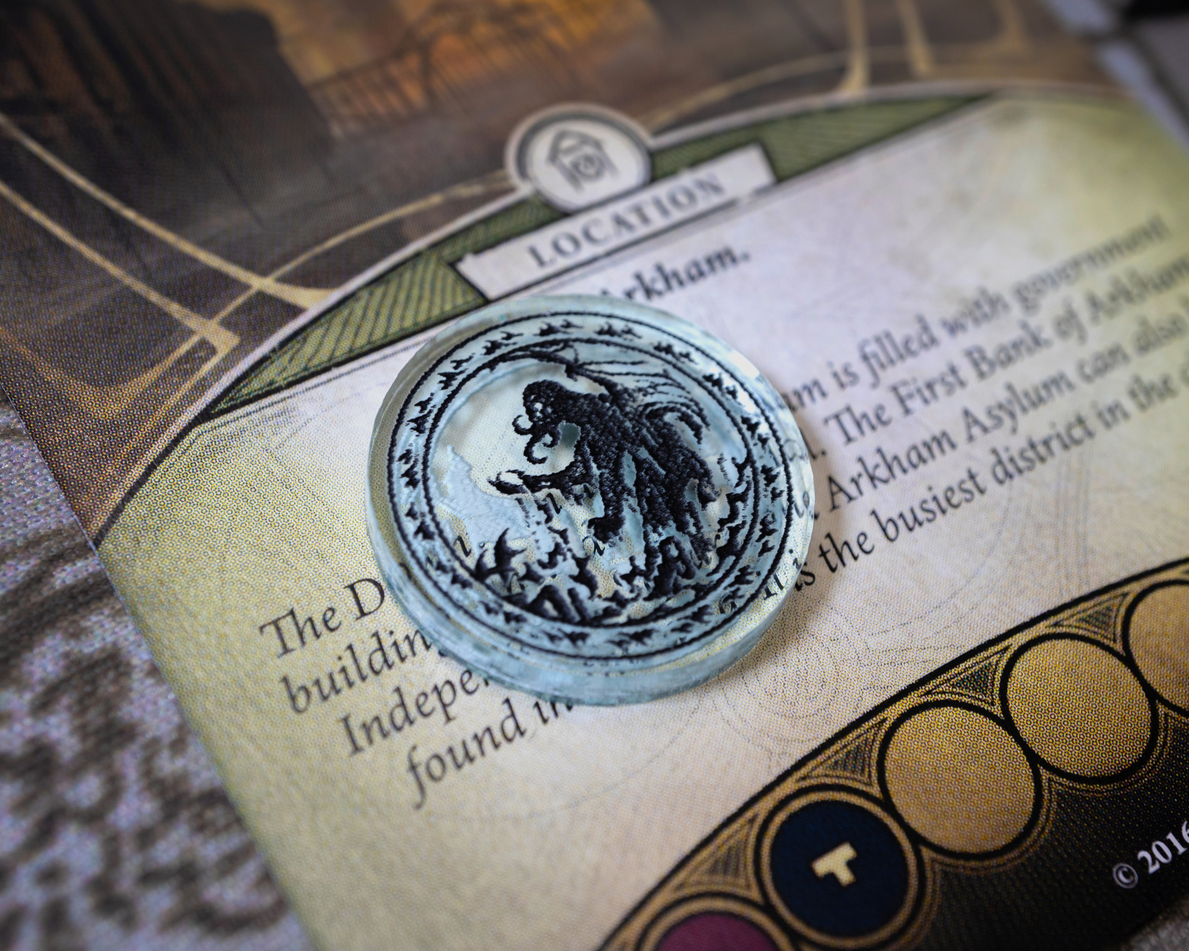 Flood Tokens for Arkham Horror LCG - The Drowned City