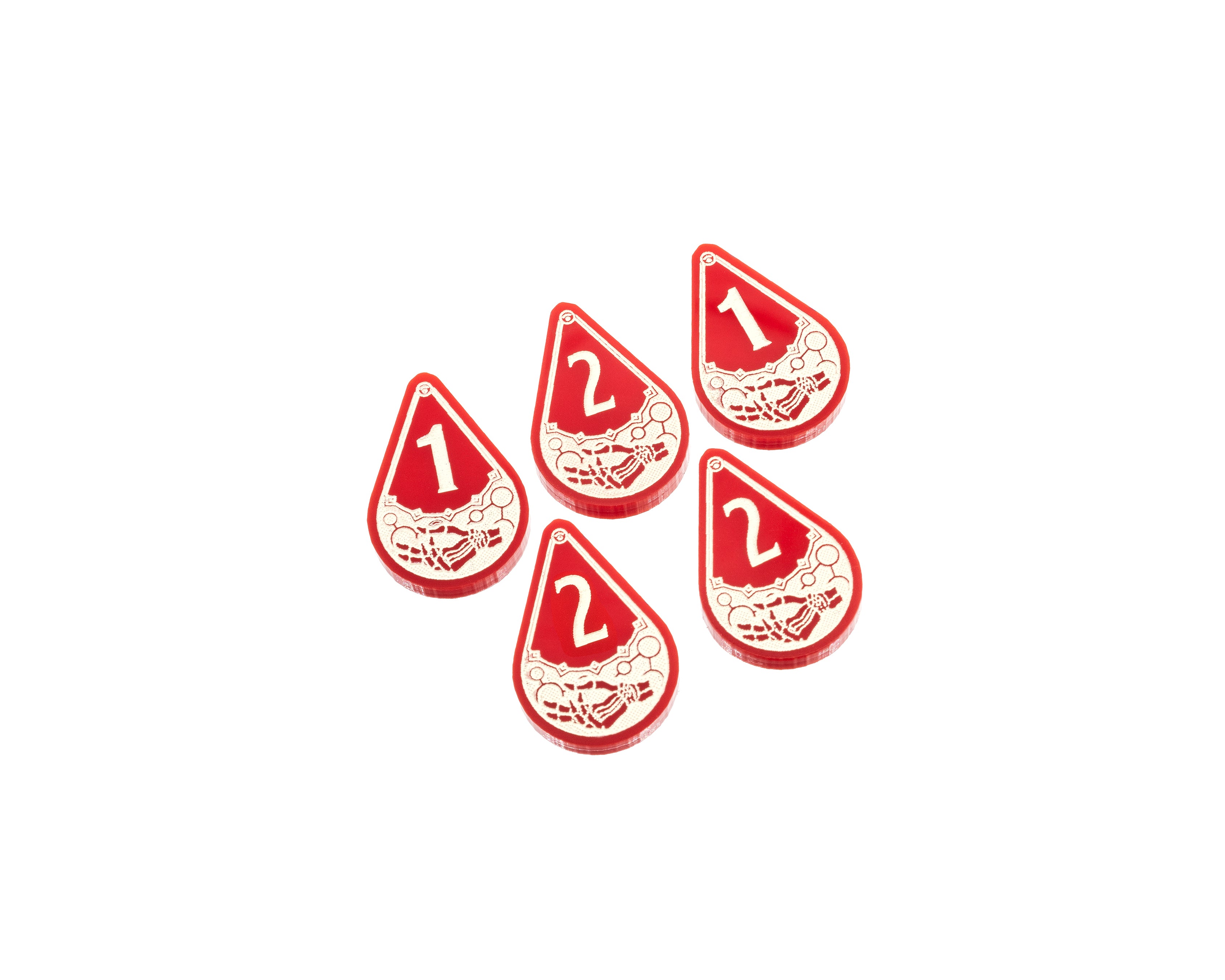 5 x 1/2 Damage Tokens for Warhammer: Age of Sigmar