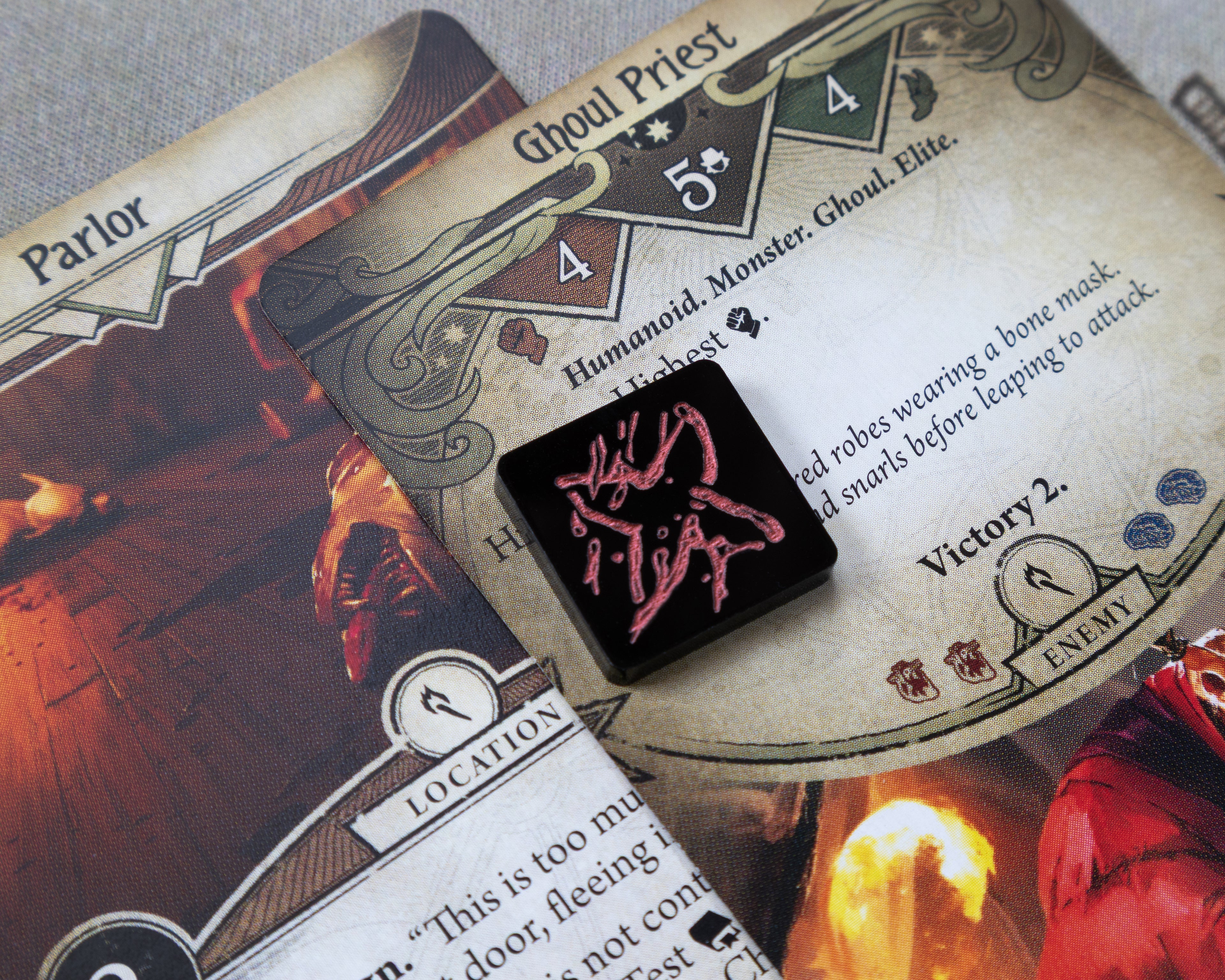 Hunter's Mark Token for Arkham Horror LCG - The Drowned City
