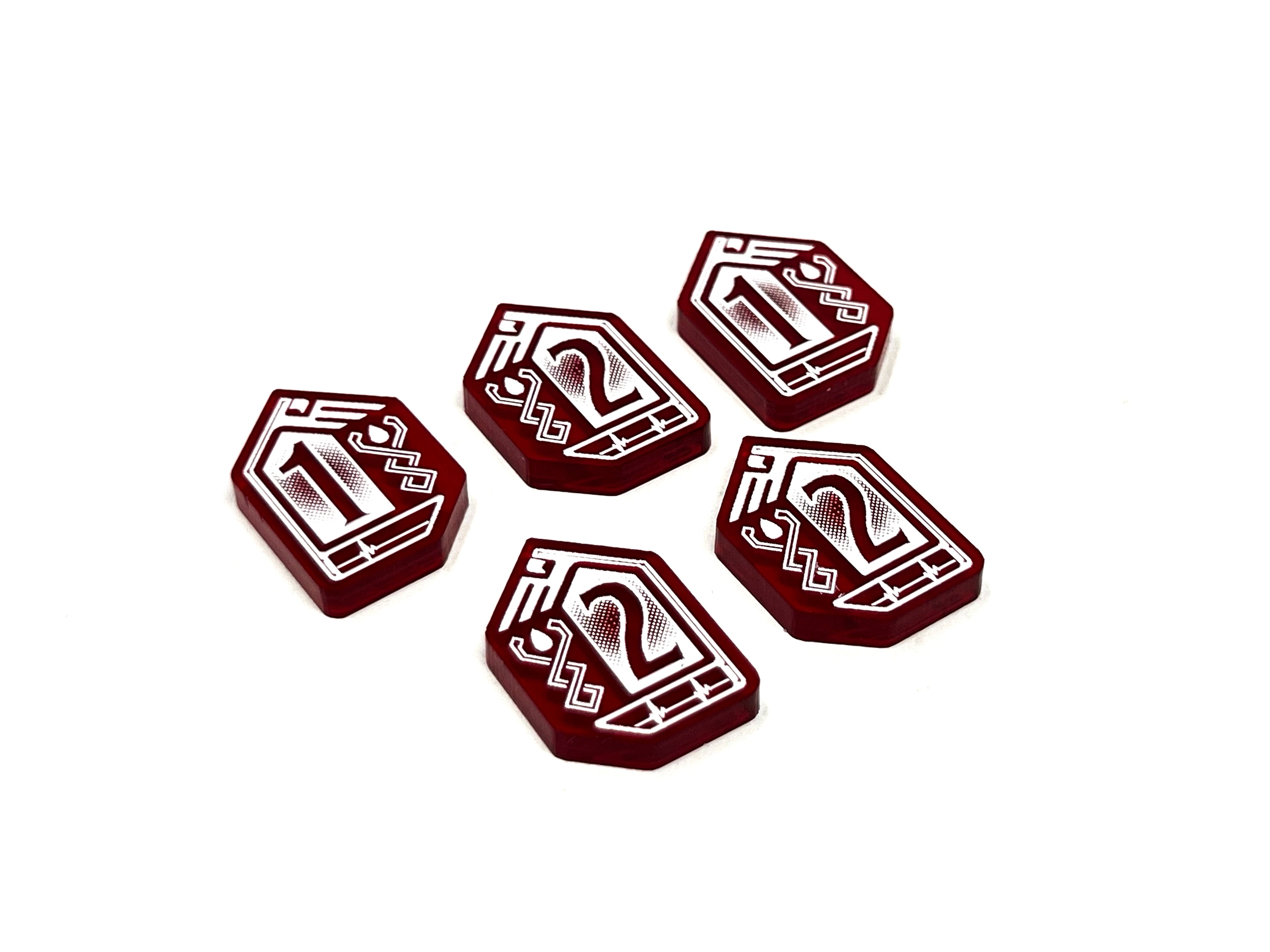 Wound 1/2 Token Set for Warhammer 40k 10th Edition