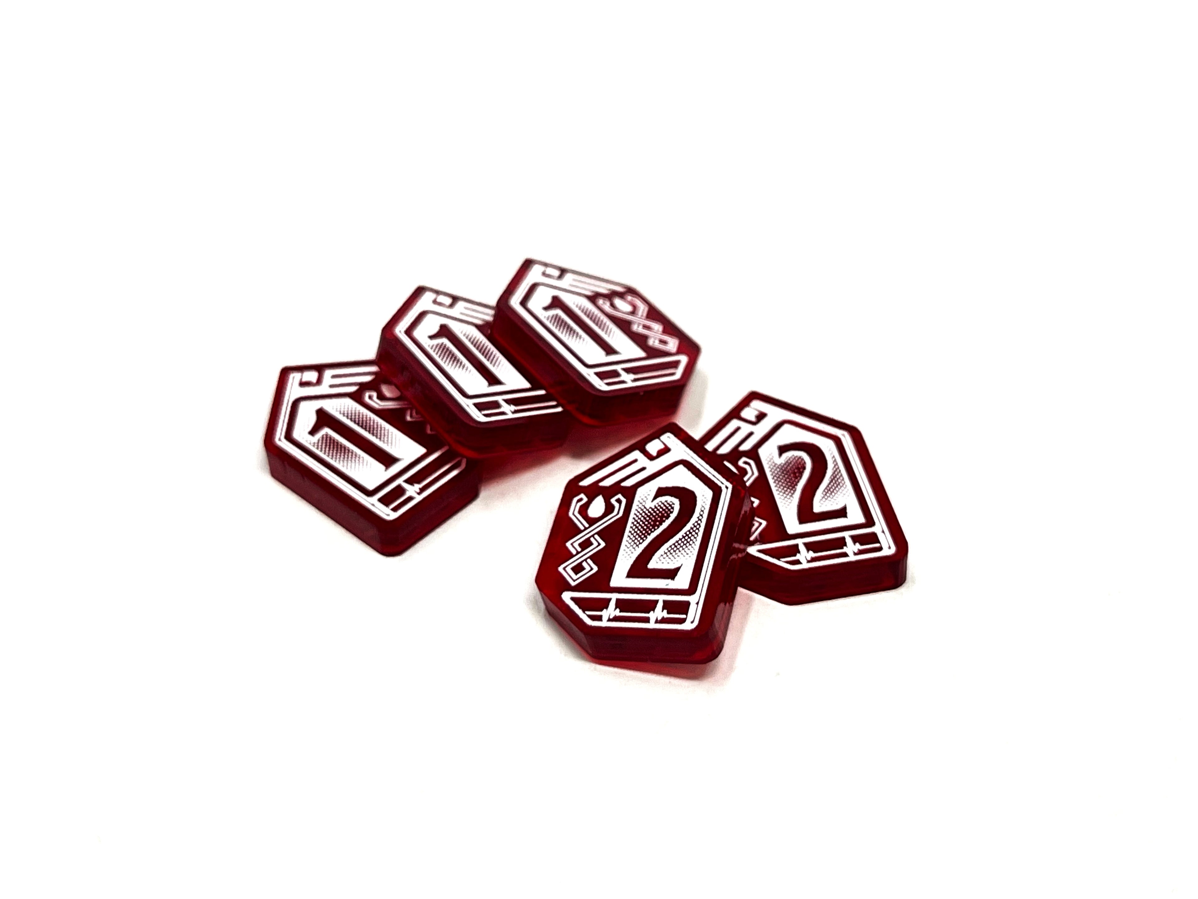 Wound 1/2 Token Set for Warhammer 40k 10th Edition