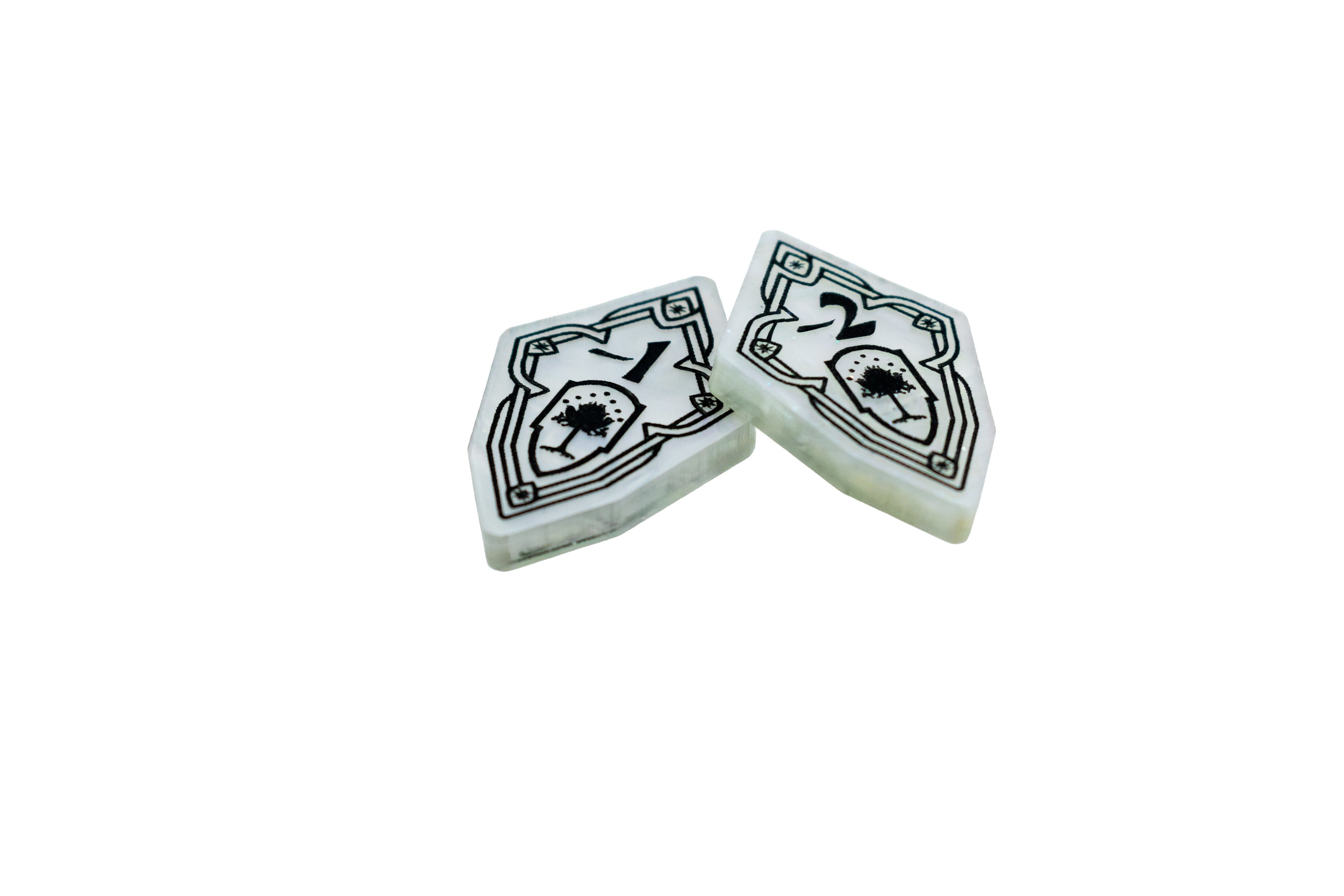 -1/2 Defence Negative Stat Modifier Tokens - Acrylic