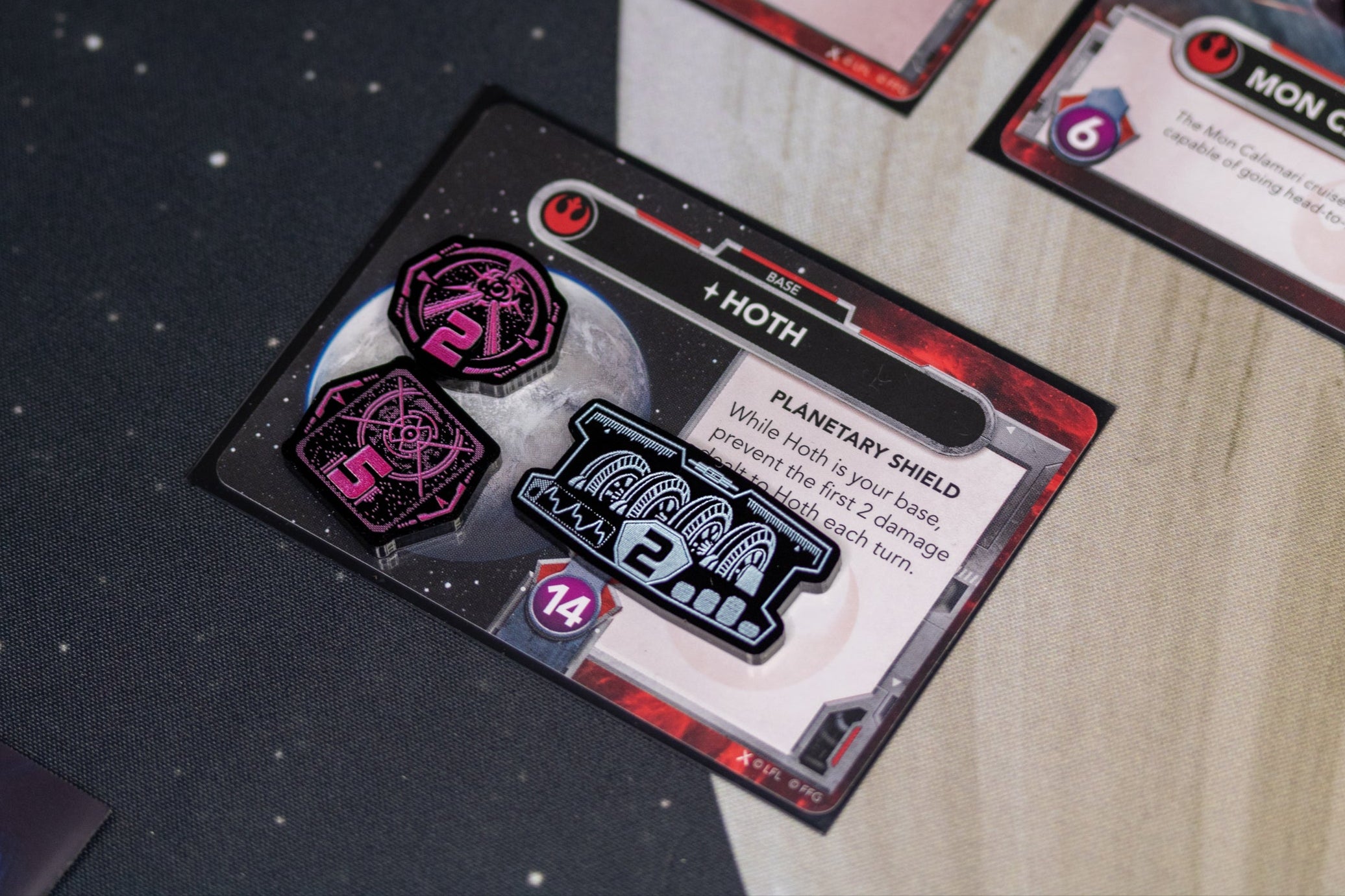 5 x Damage Tokens for Star Wars The Deck Building Game