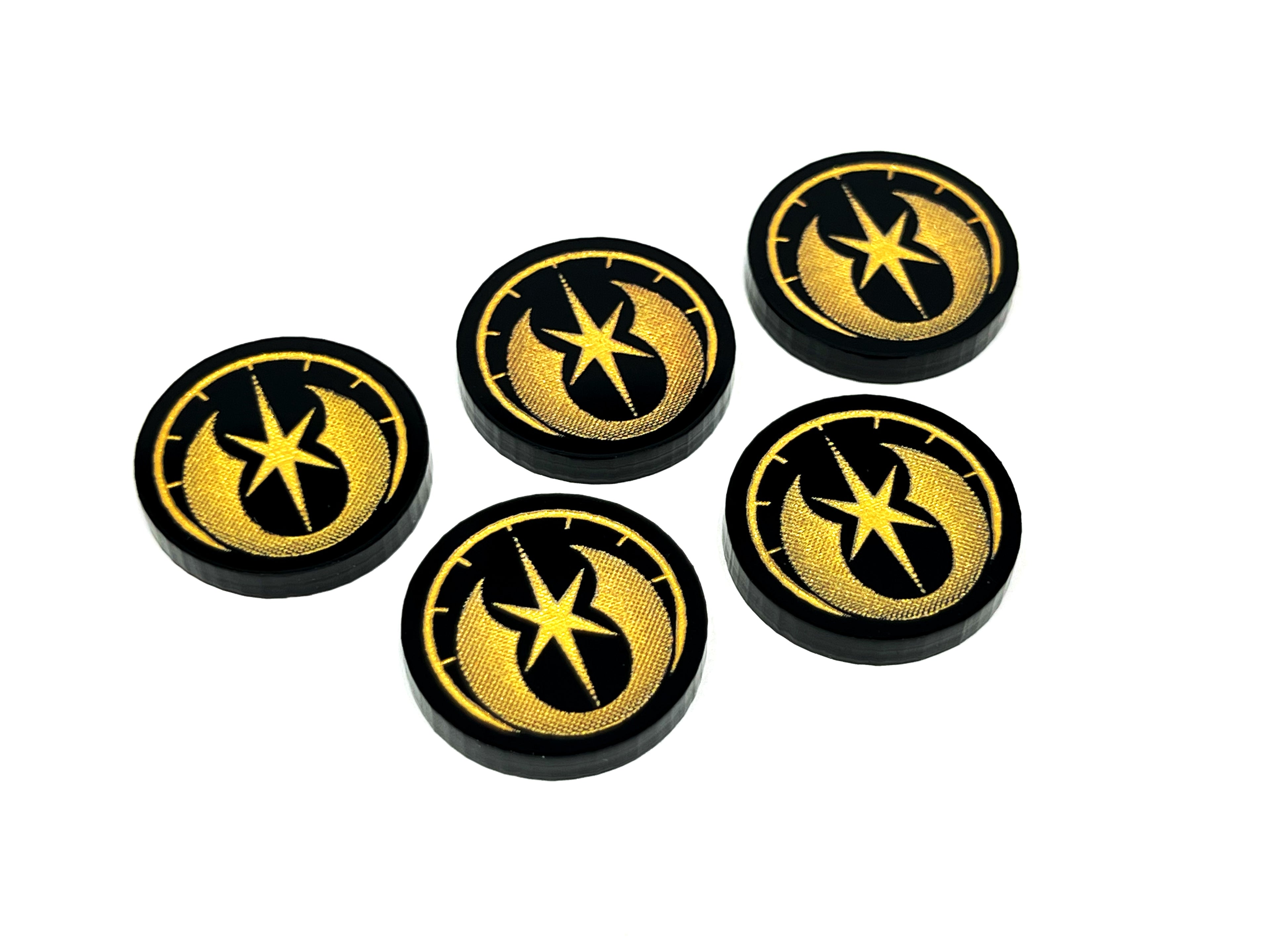 5 x Force Tokens for Star Wars Shatterpoint (Double Sided)