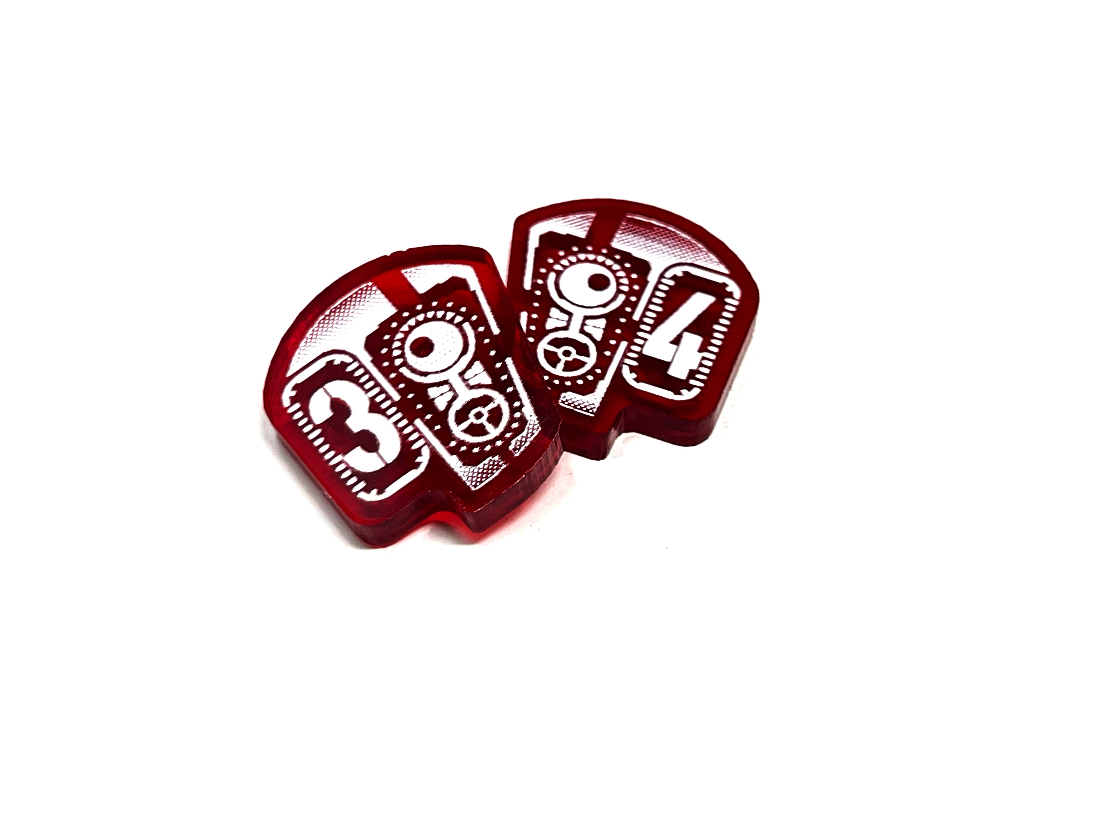 Kill Team 3/4 Marker Light Tokens