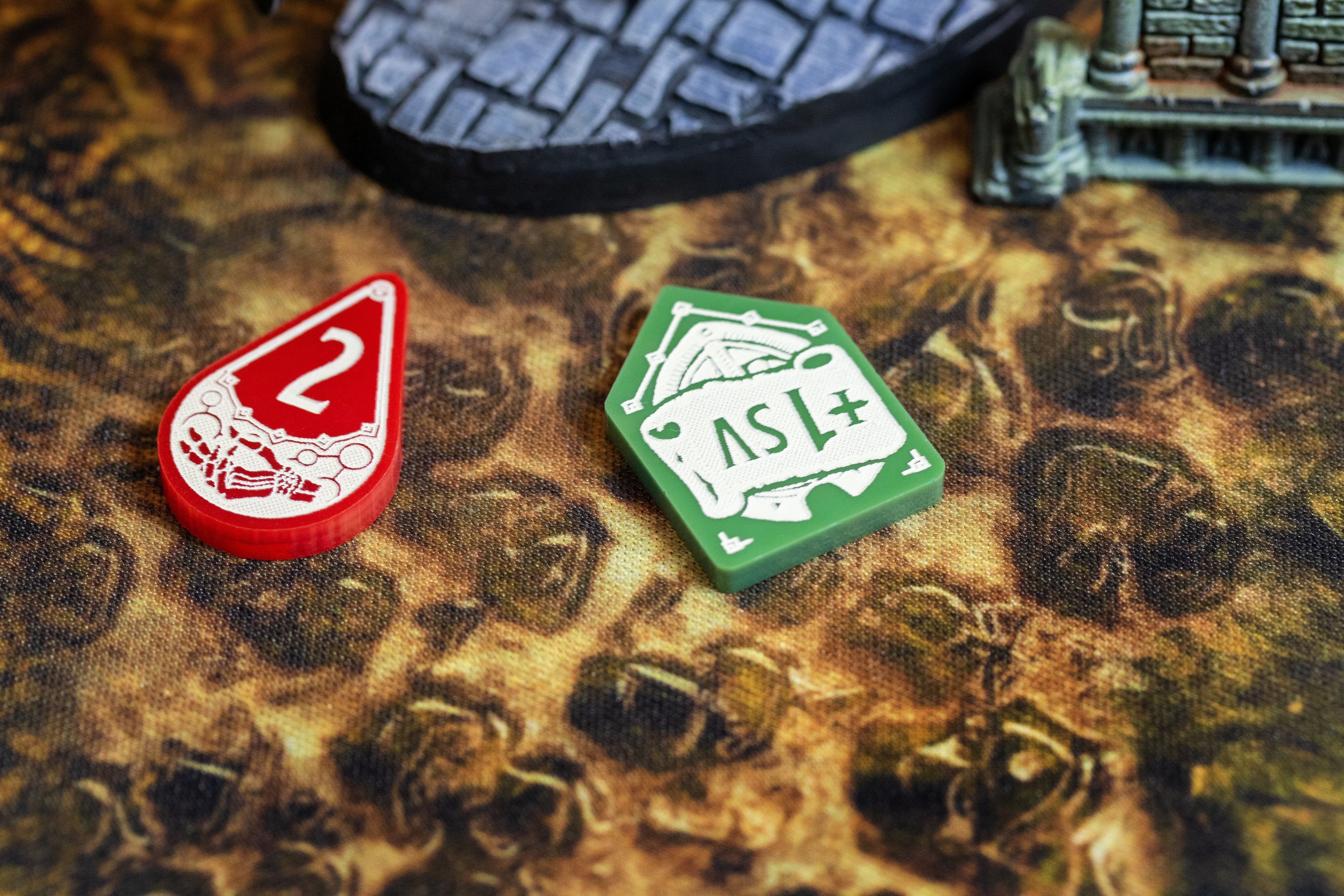 5 x 1/2 Damage Tokens for Warhammer: Age of Sigmar