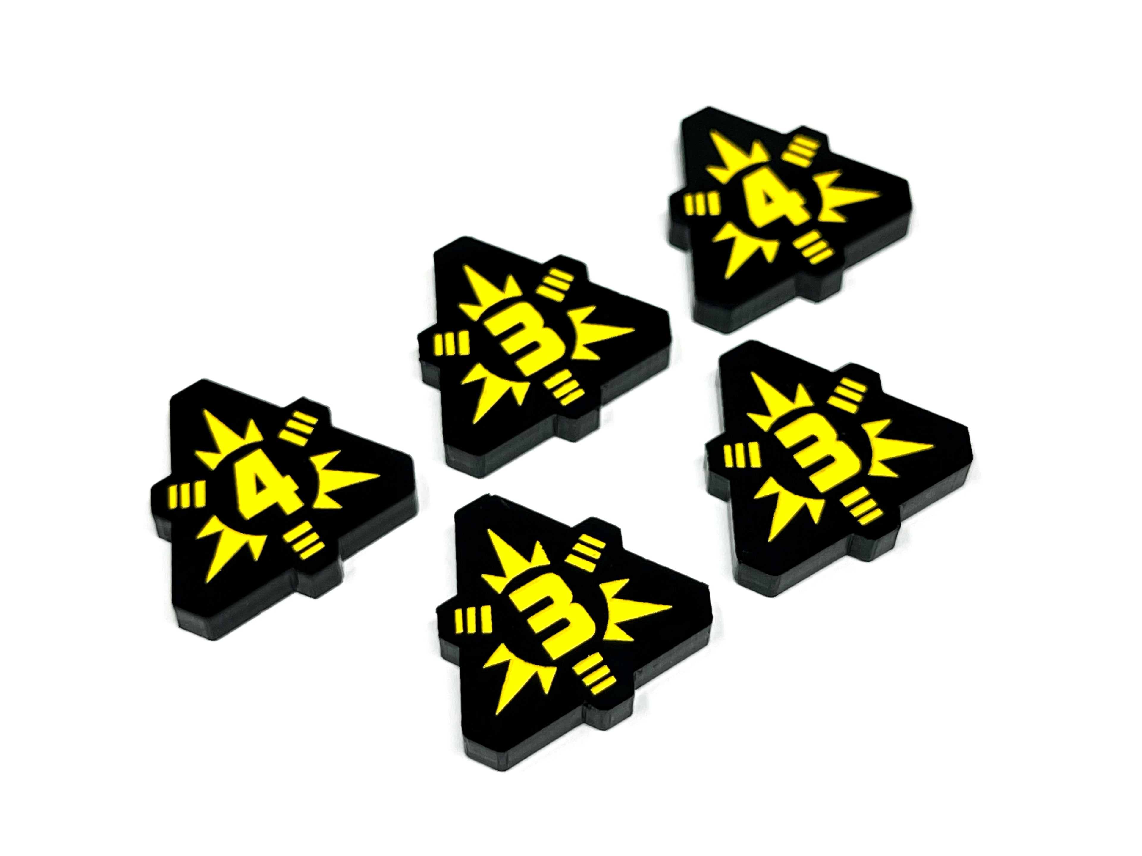 5 x 3/4 Suppression Tokens for SW Legion (double sided)