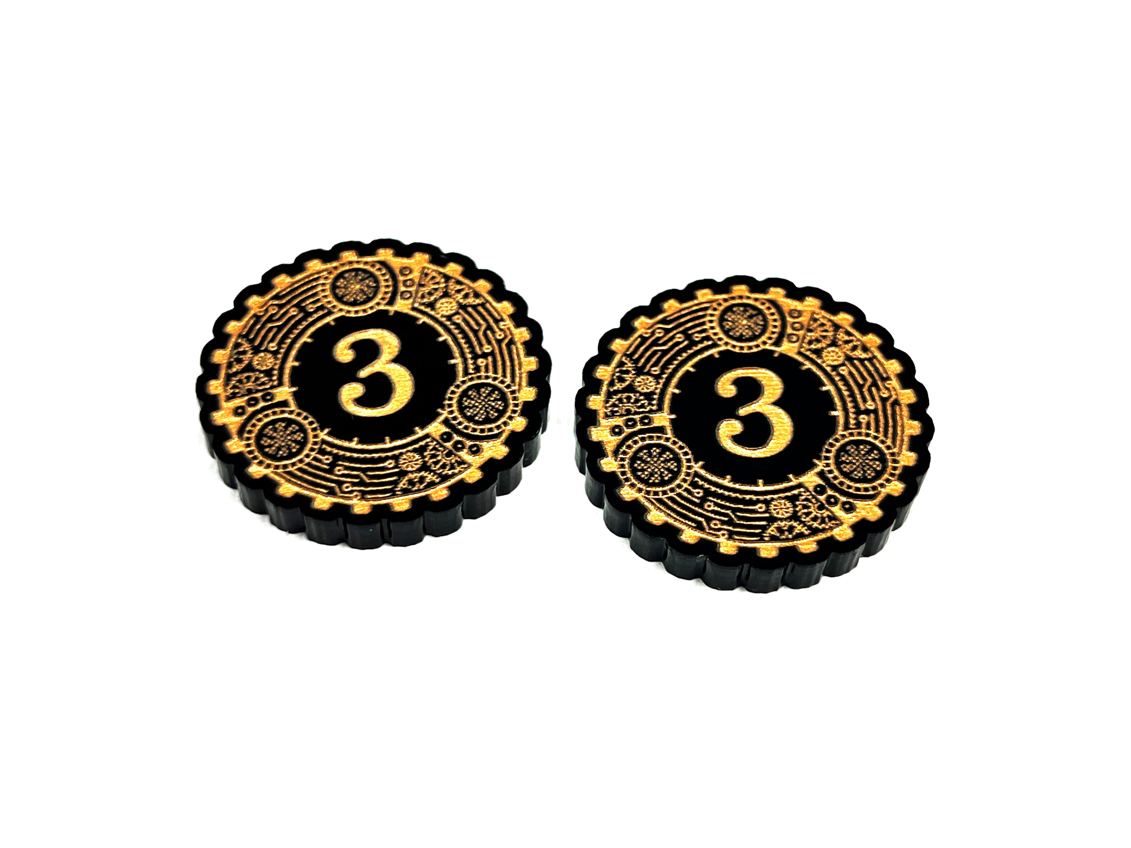 3/4 Steam Counter Tokens
