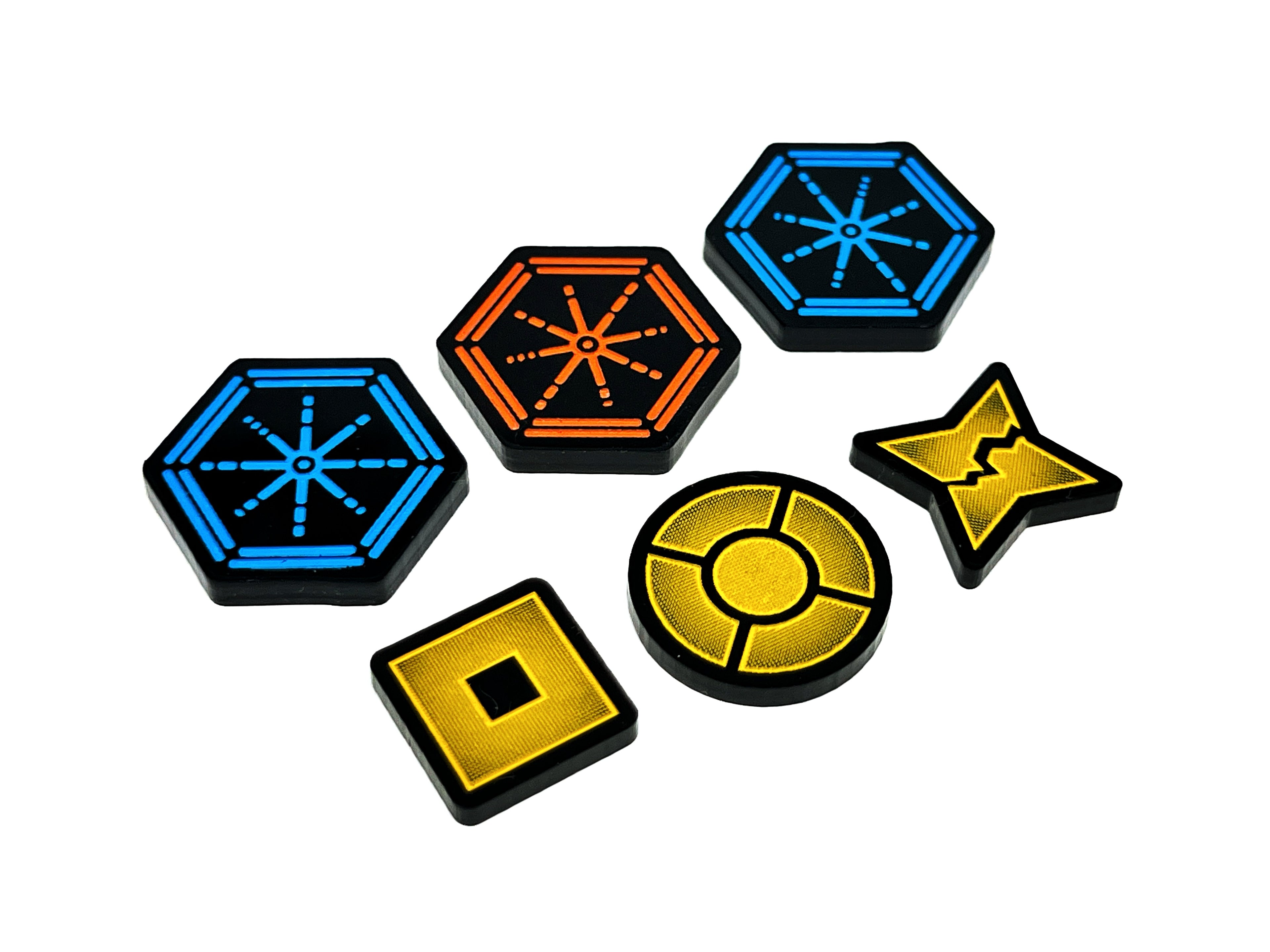 Objective Designation Token Set for Star Wars Shatterpoint (Double Sided)