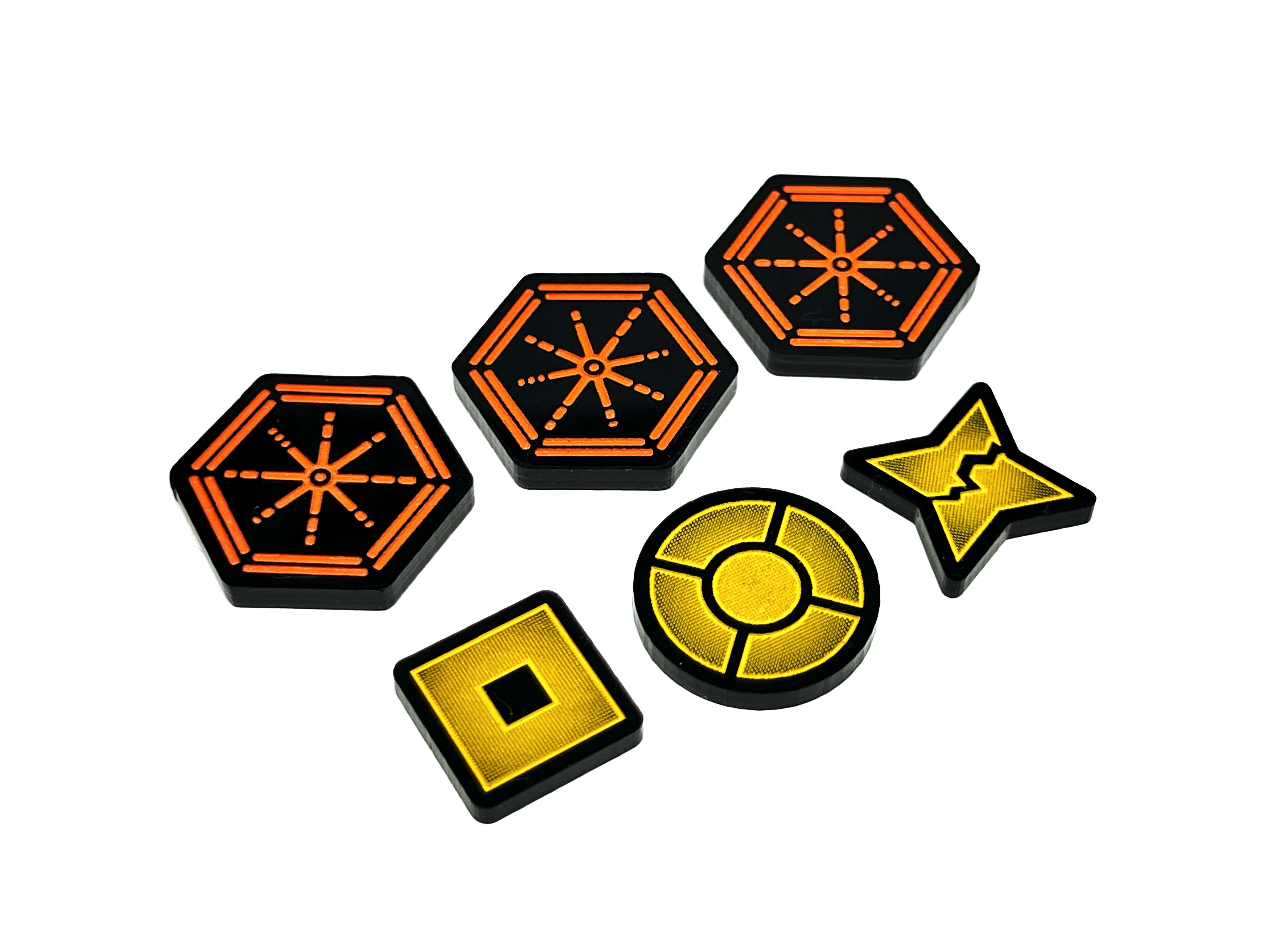 Objective Designation Token Set for Star Wars Shatterpoint (Double Sided)
