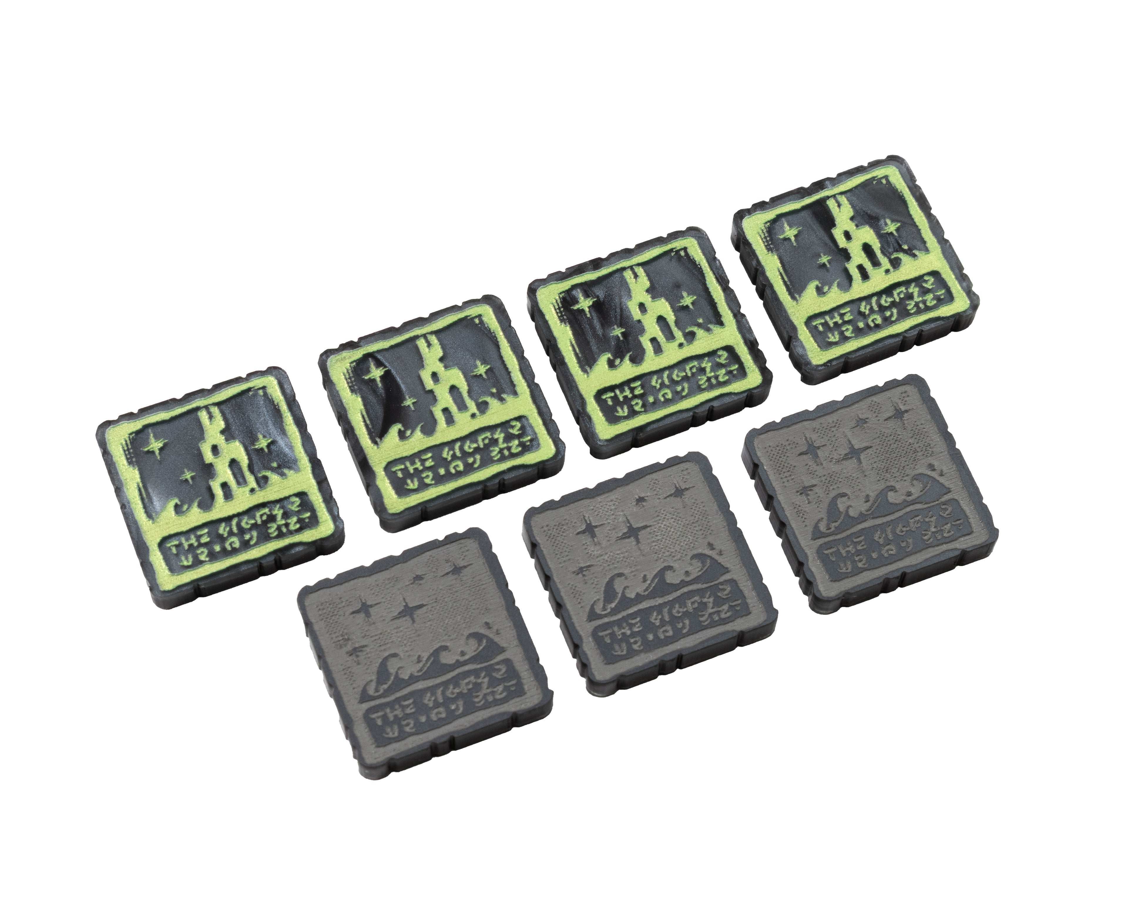 Location Activated/Deactivated Tokens for Arkham Horror LCG - The Drowned City