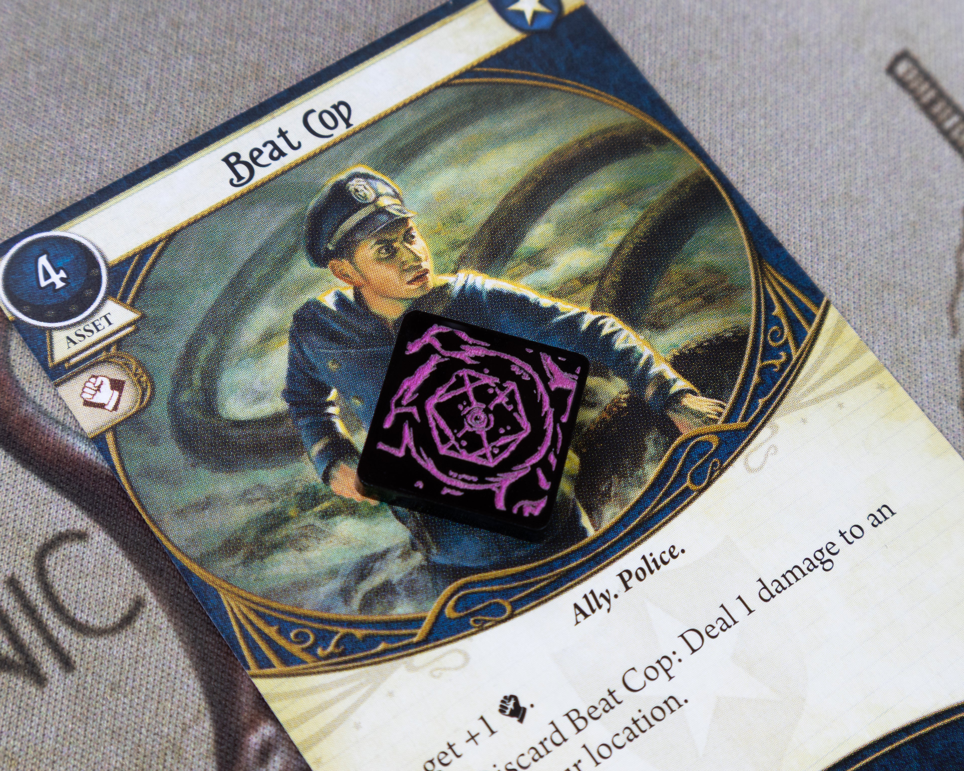 Spectral Shield Token for Arkham Horror LCG - The Drowned City