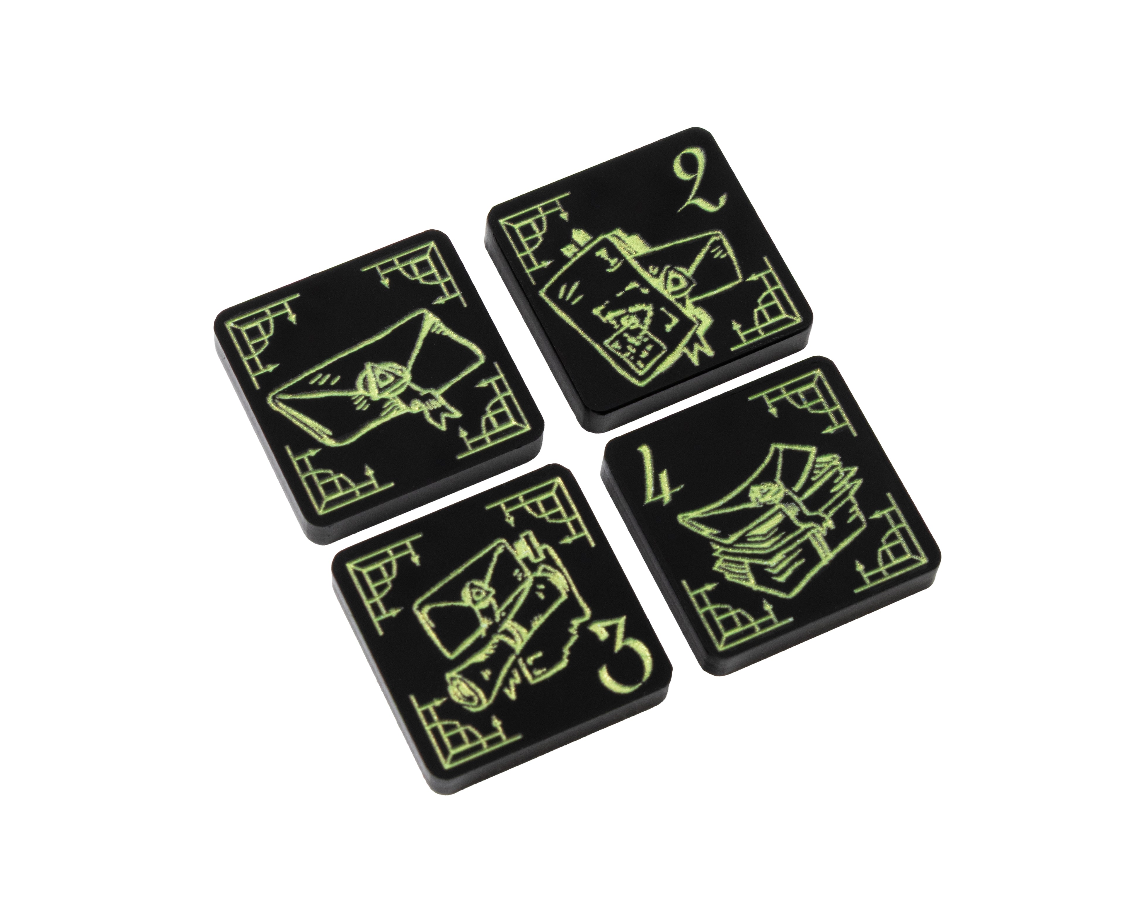 Task Token Set for Arkham Horror LCG - The Drowned City