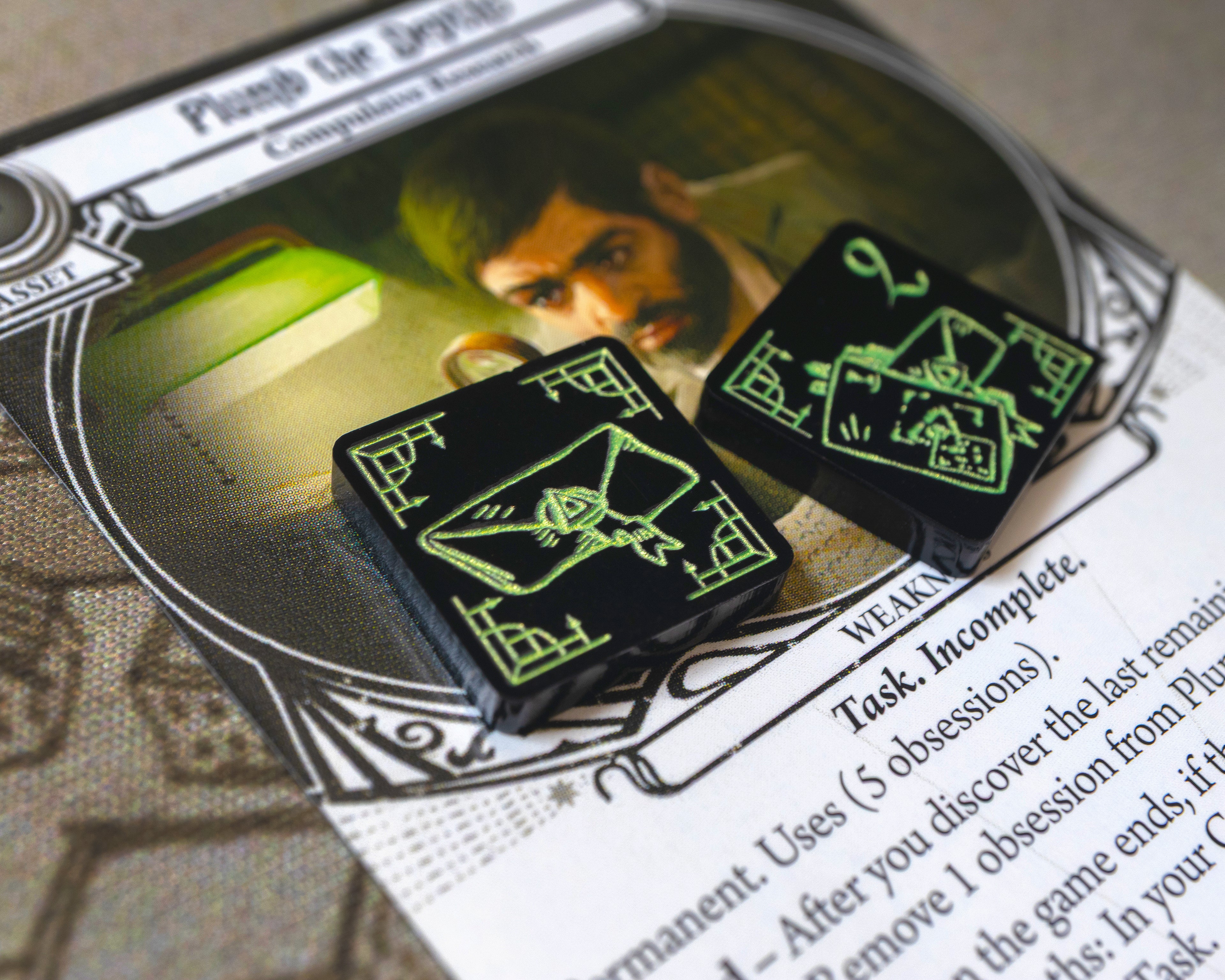 Task Token Set for Arkham Horror LCG - The Drowned City