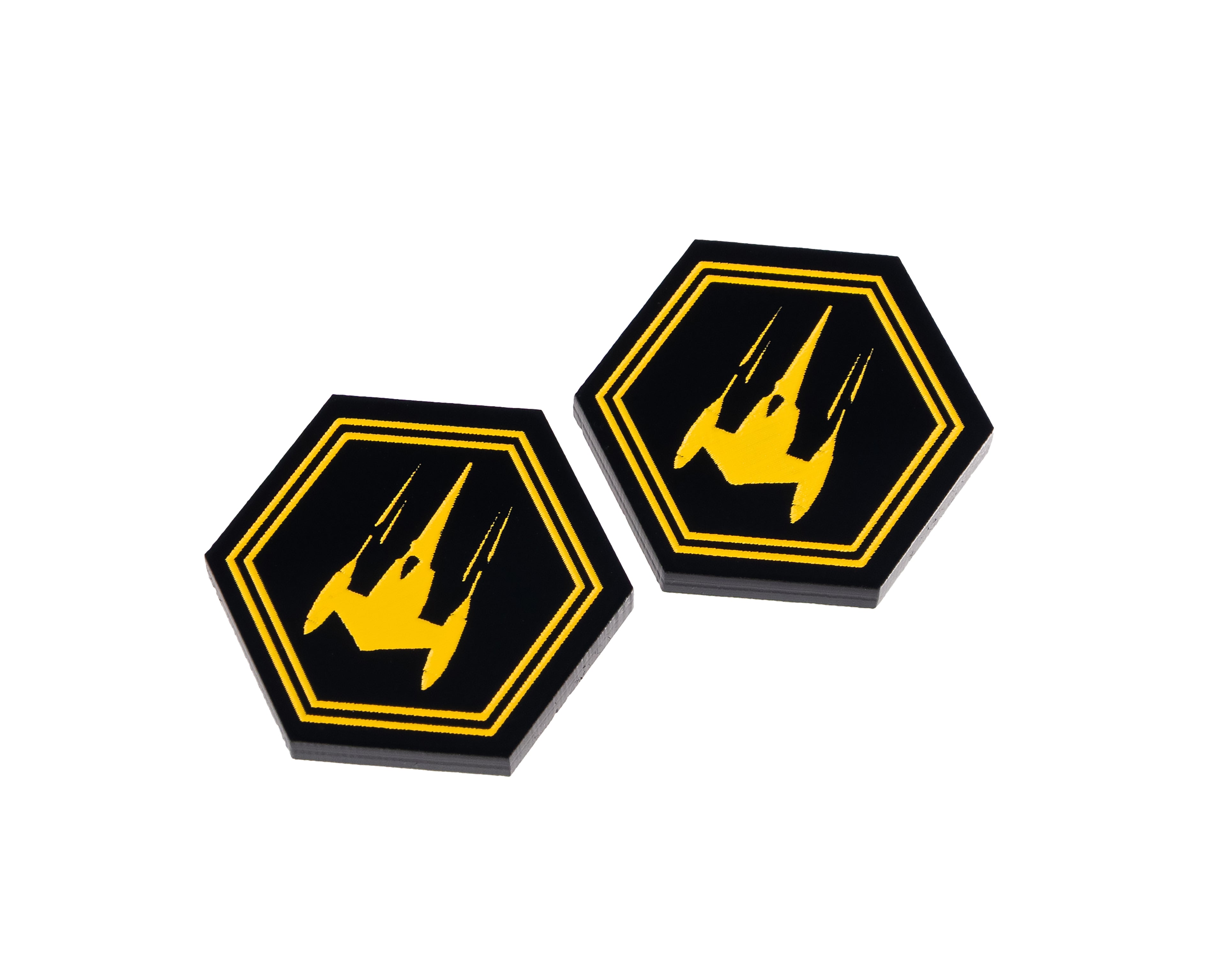2 x N1 Decoyed Handmaiden Tokens - Black Series (Single Sided)