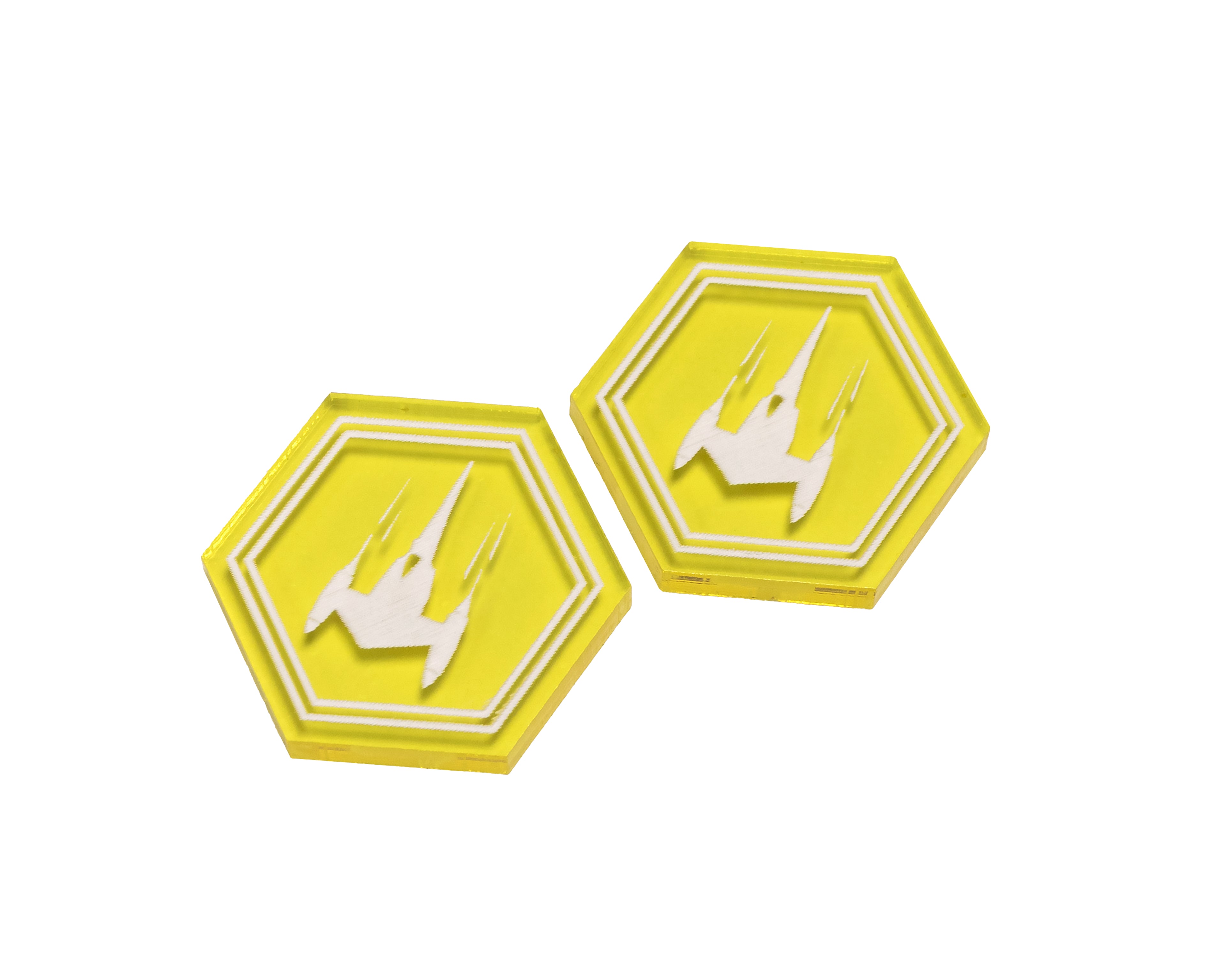 2 x N1 Decoyed Handmaiden Tokens - Translucent Series (Single Sided)