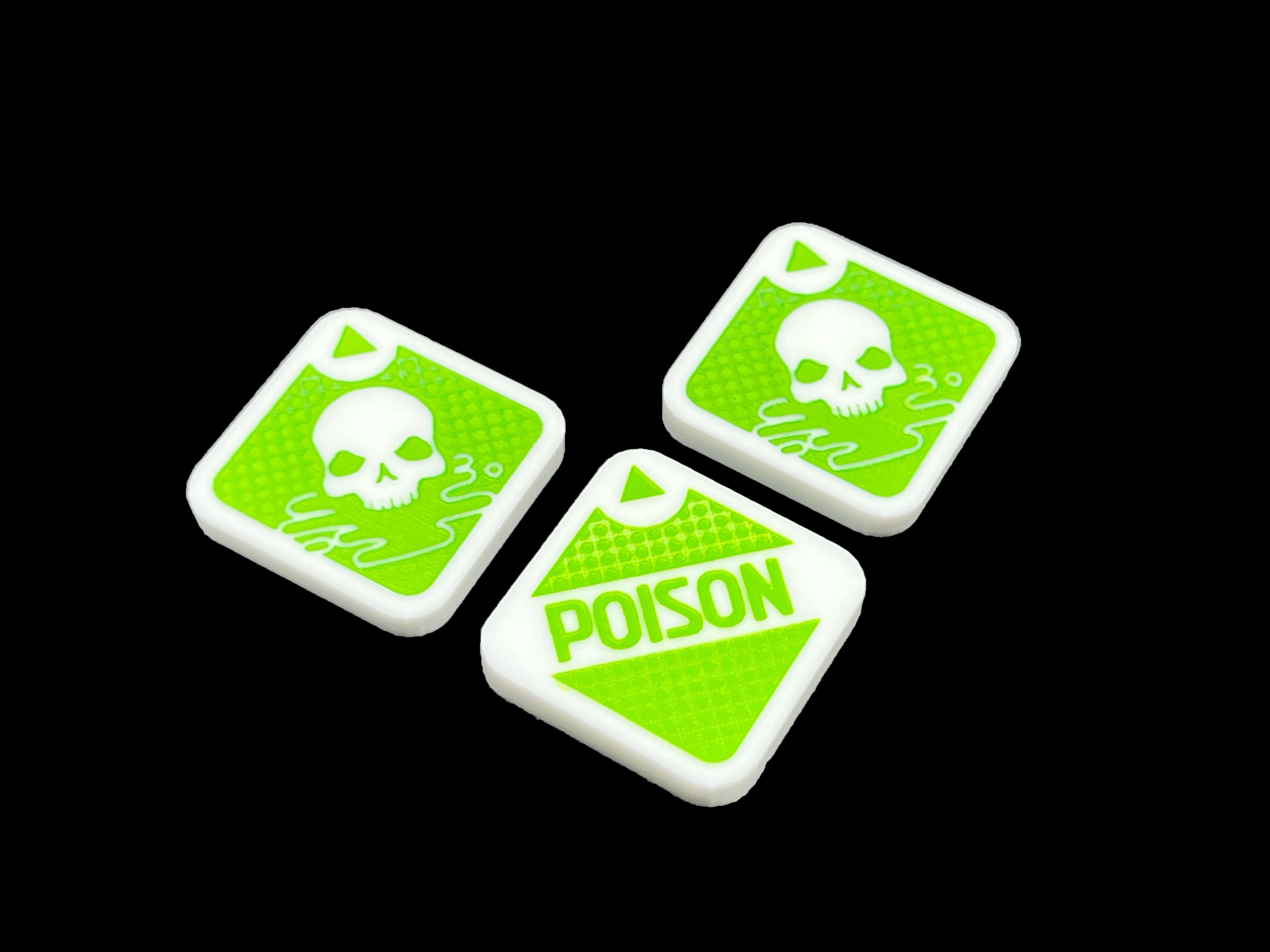 Poison Token Set (double sided) for Marvel Crisis Protocol