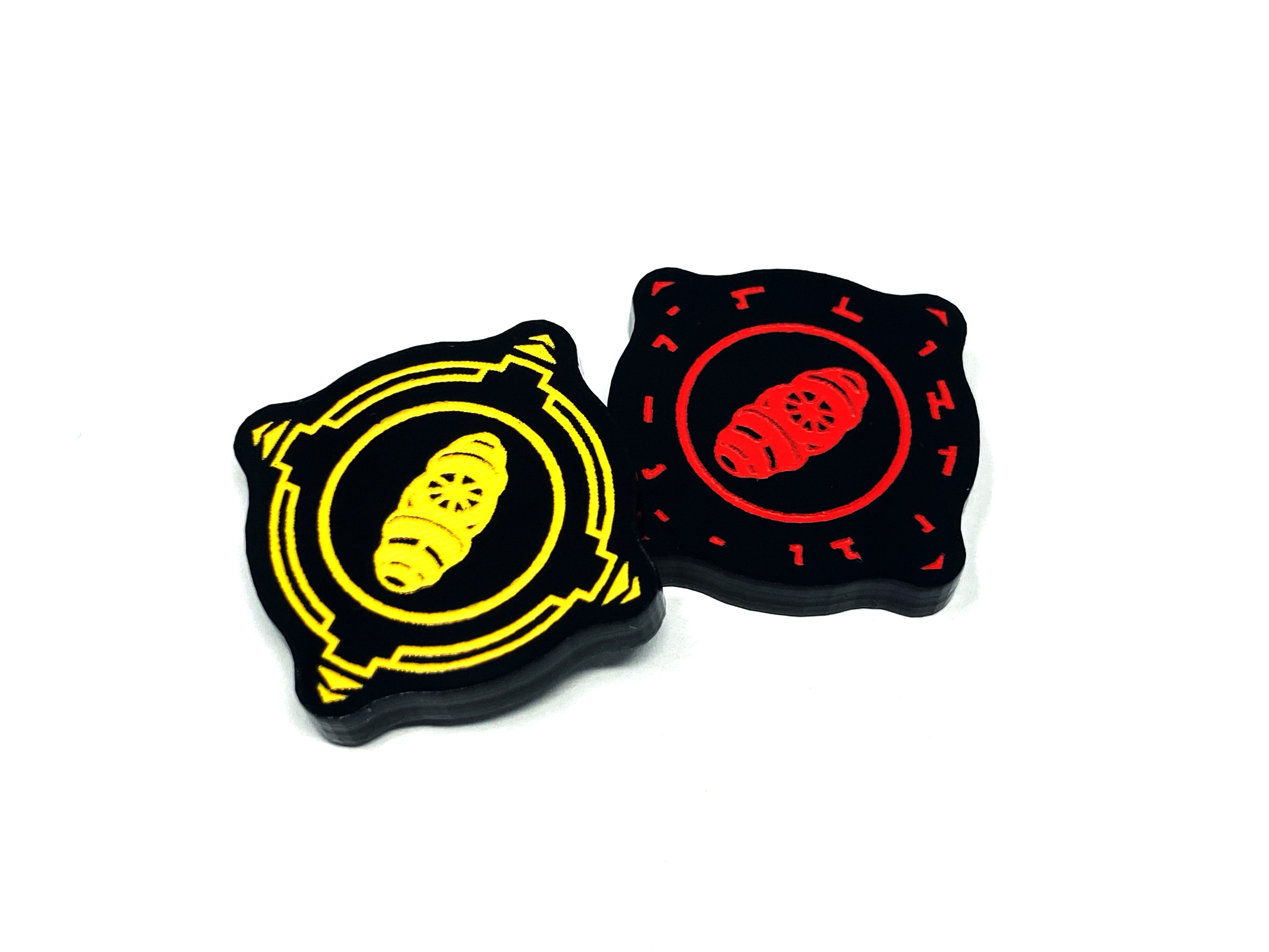 2 x Payload Charge Tokens - Black Series (Double Sided)