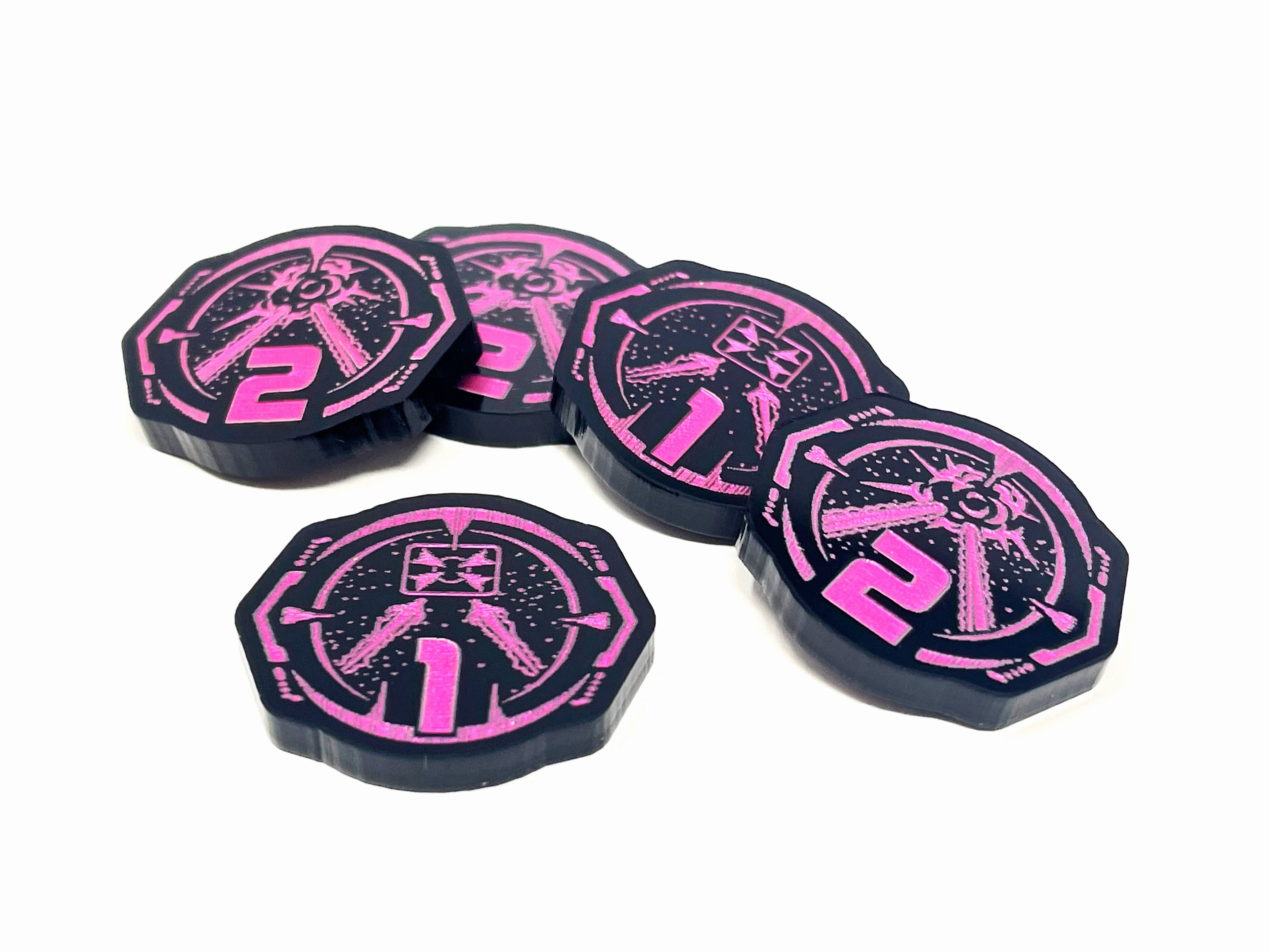 5 x Damage Tokens for Star Wars The Deck Building Game