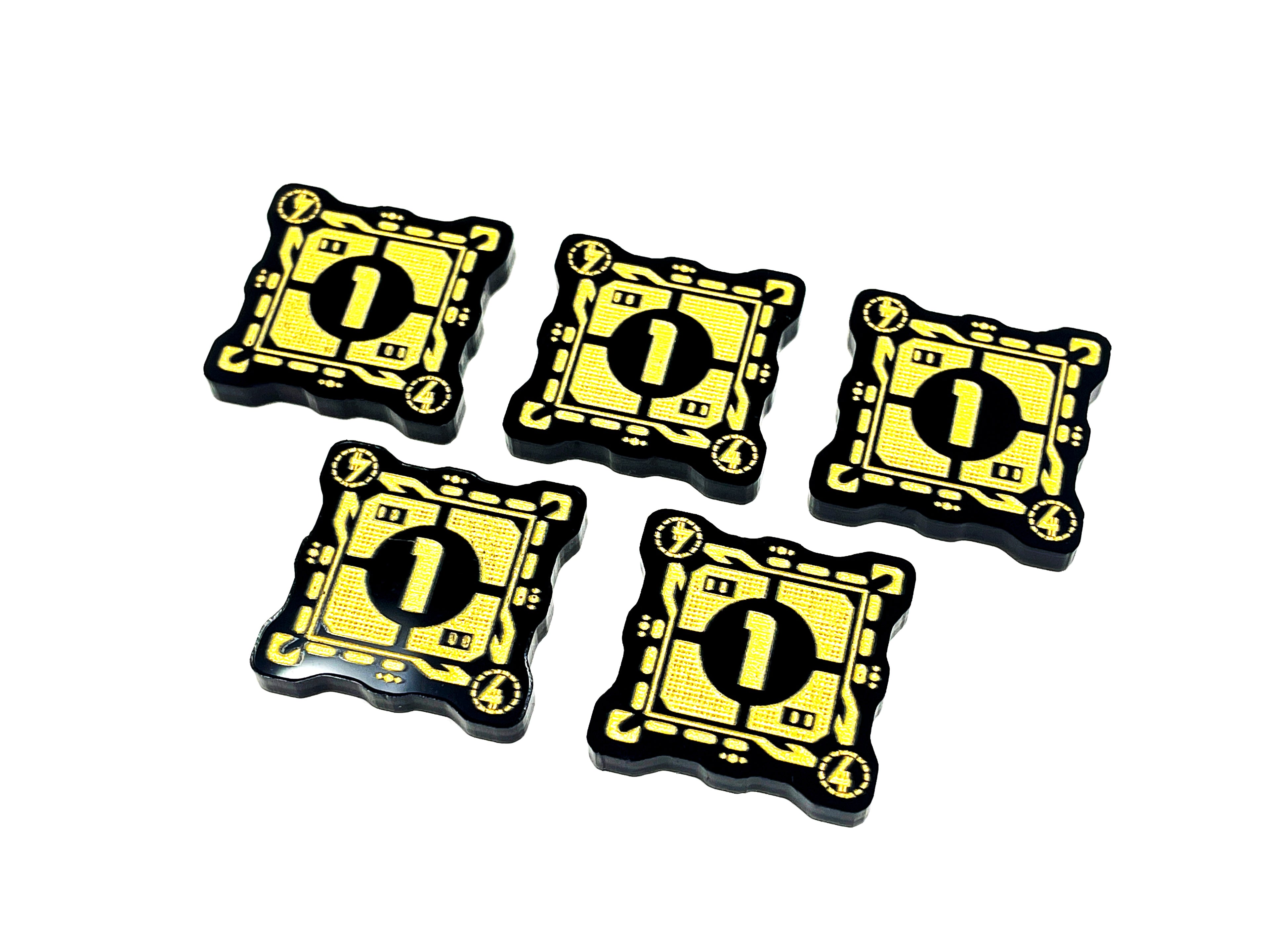 5 x Resource Tokens for Star Wars The Deck Building Game