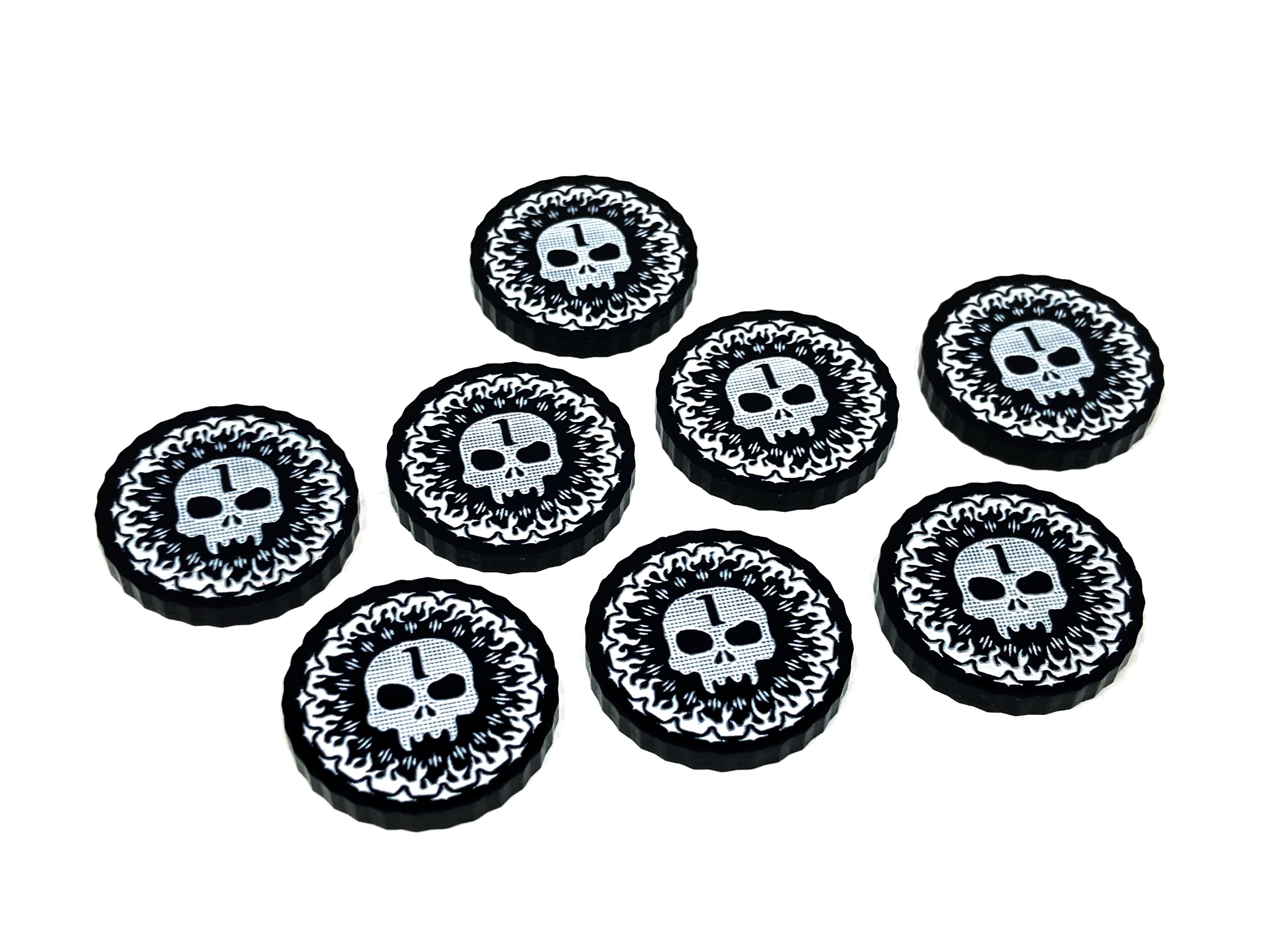 8 x Corruption Tokens for War of the Ring - The Card Game