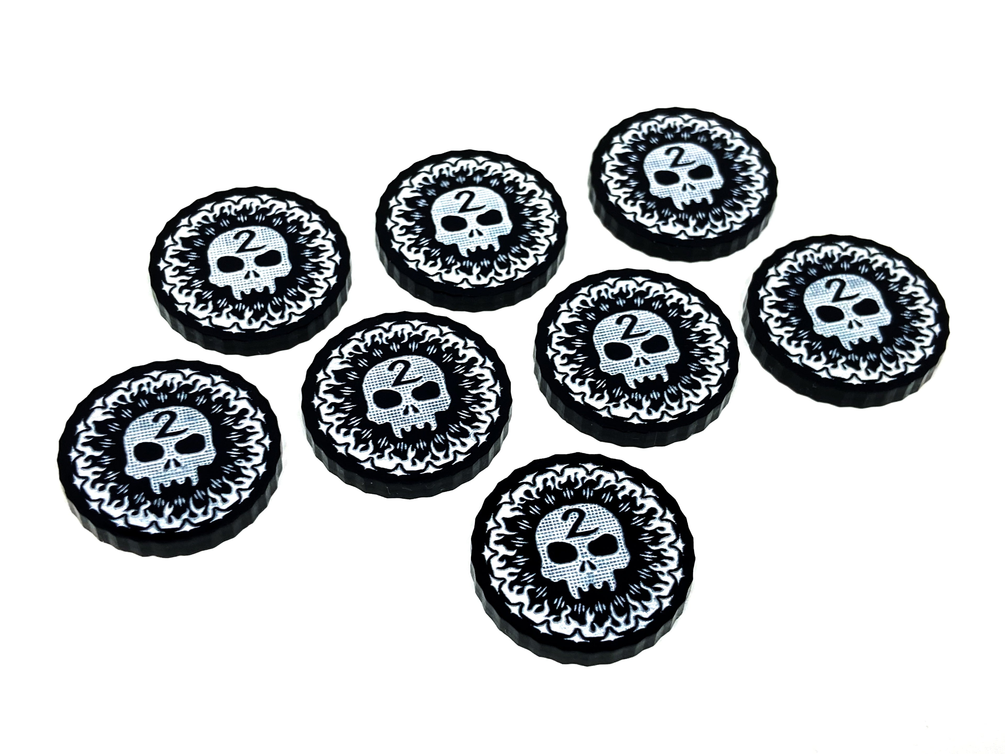 8 x Corruption Tokens for War of the Ring - The Card Game