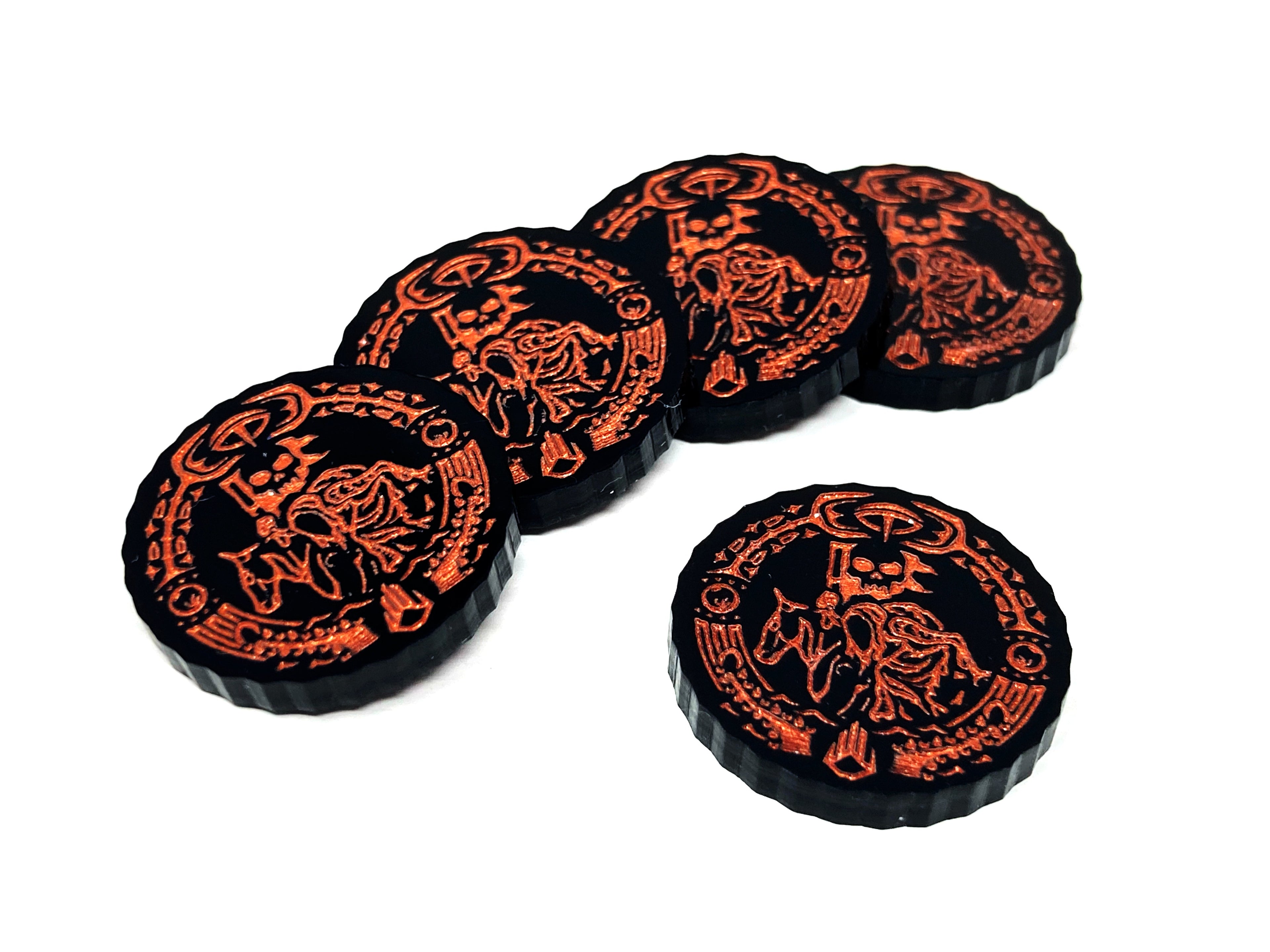 5 x Shadow Journey Tokens for War of the Ring - The Card Game