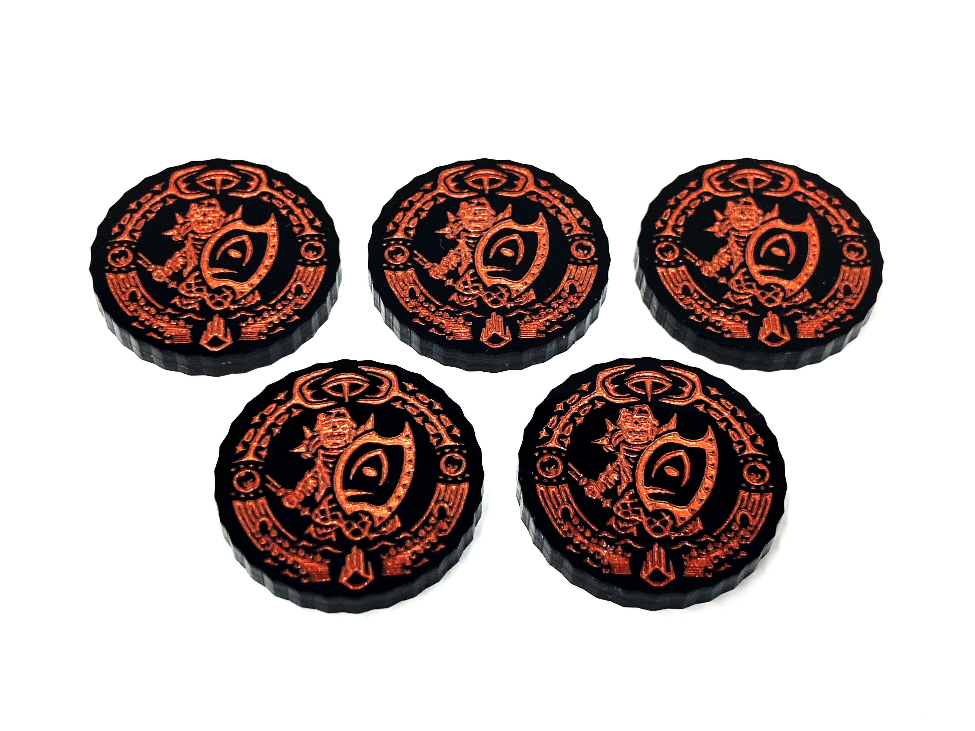 5 x Shadow Combat Tokens for War of the Ring - The Card Game