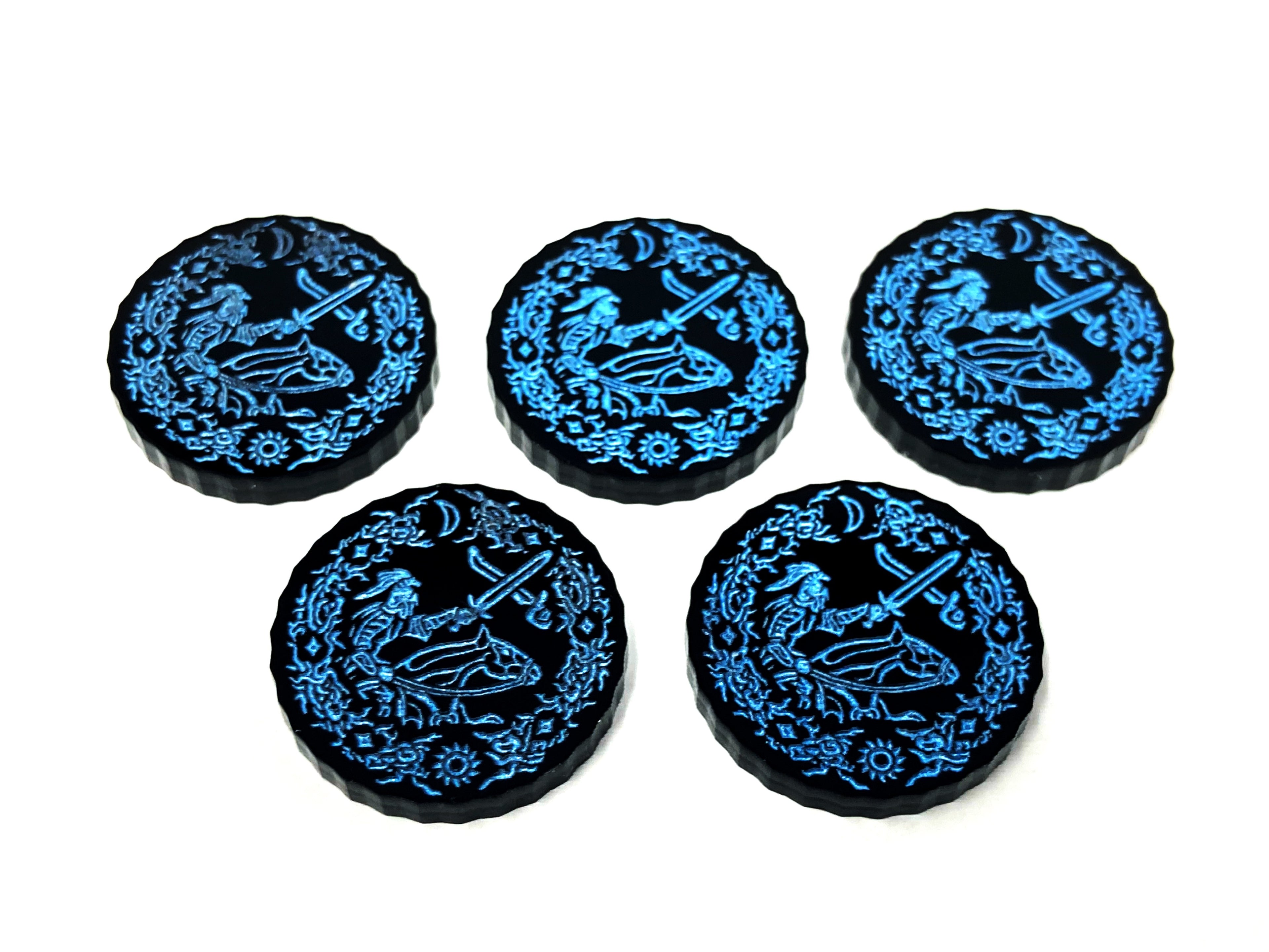 5 x Free Peoples Combat Tokens for War of the Ring - The Card Game