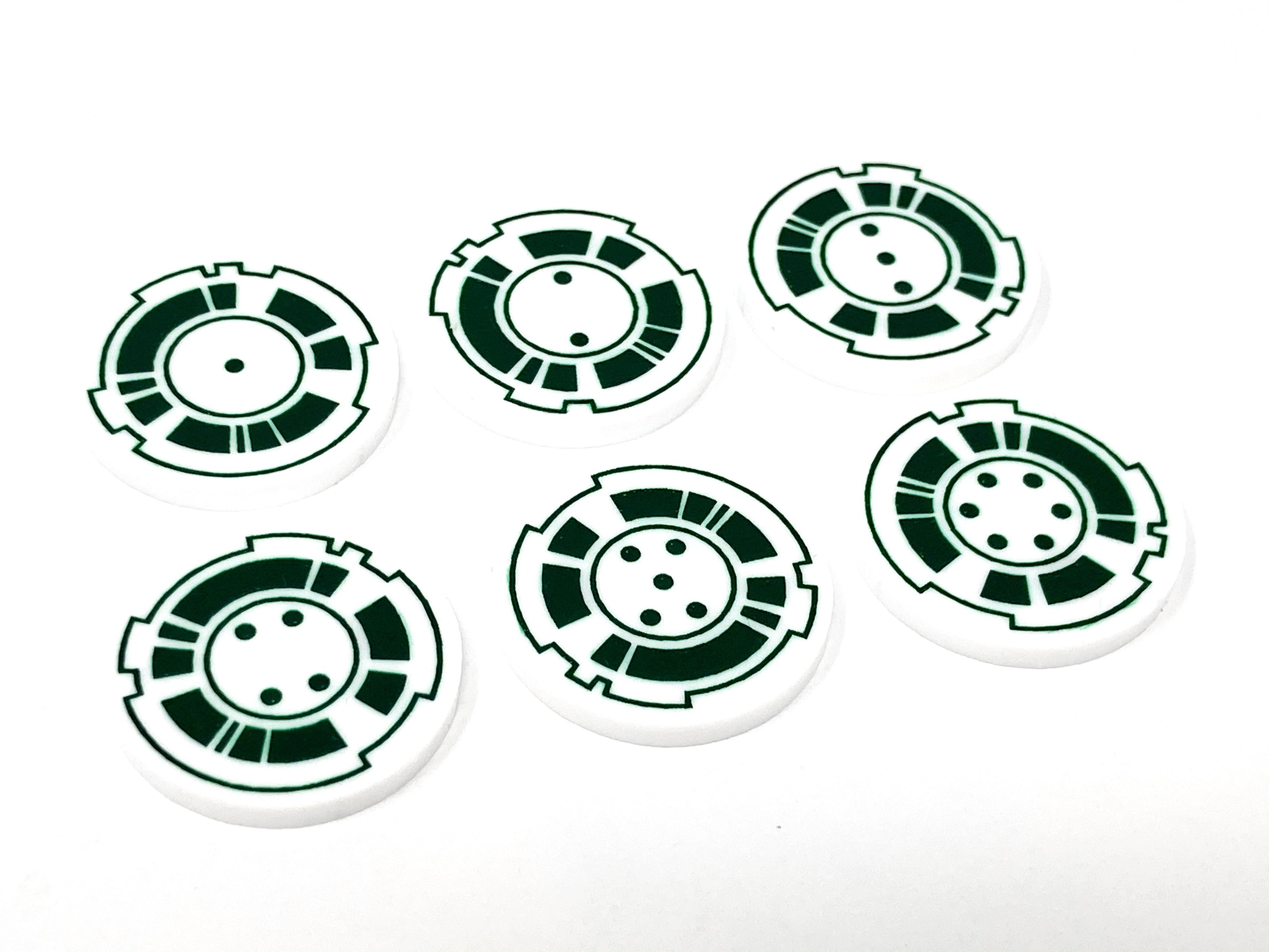 6 x Advantage Tokens (double sided) for SW Legion