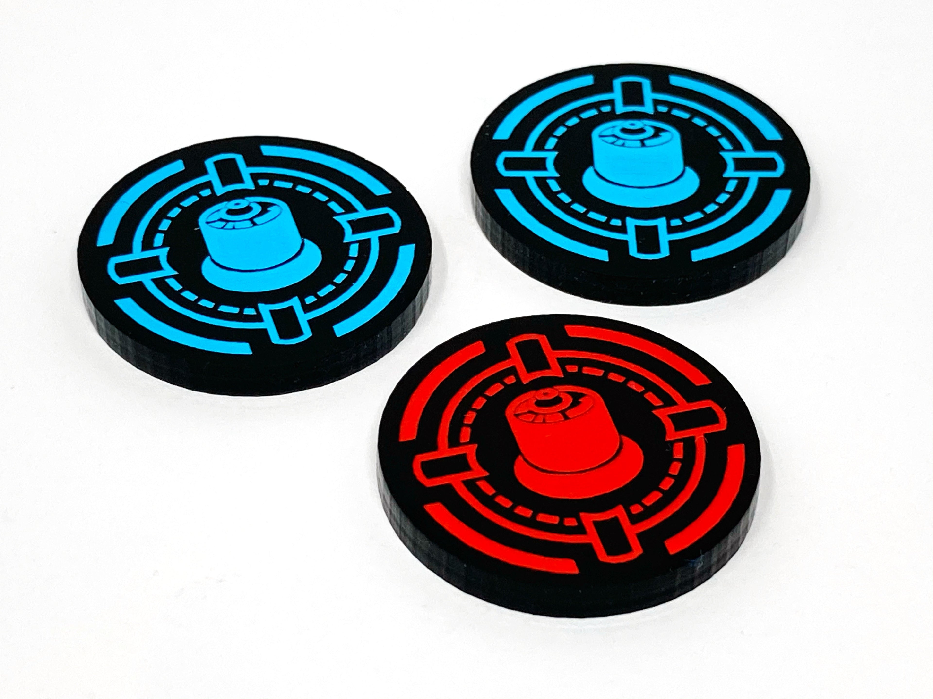 3 x Proton Charge tokens (double sided) for SW Legion
