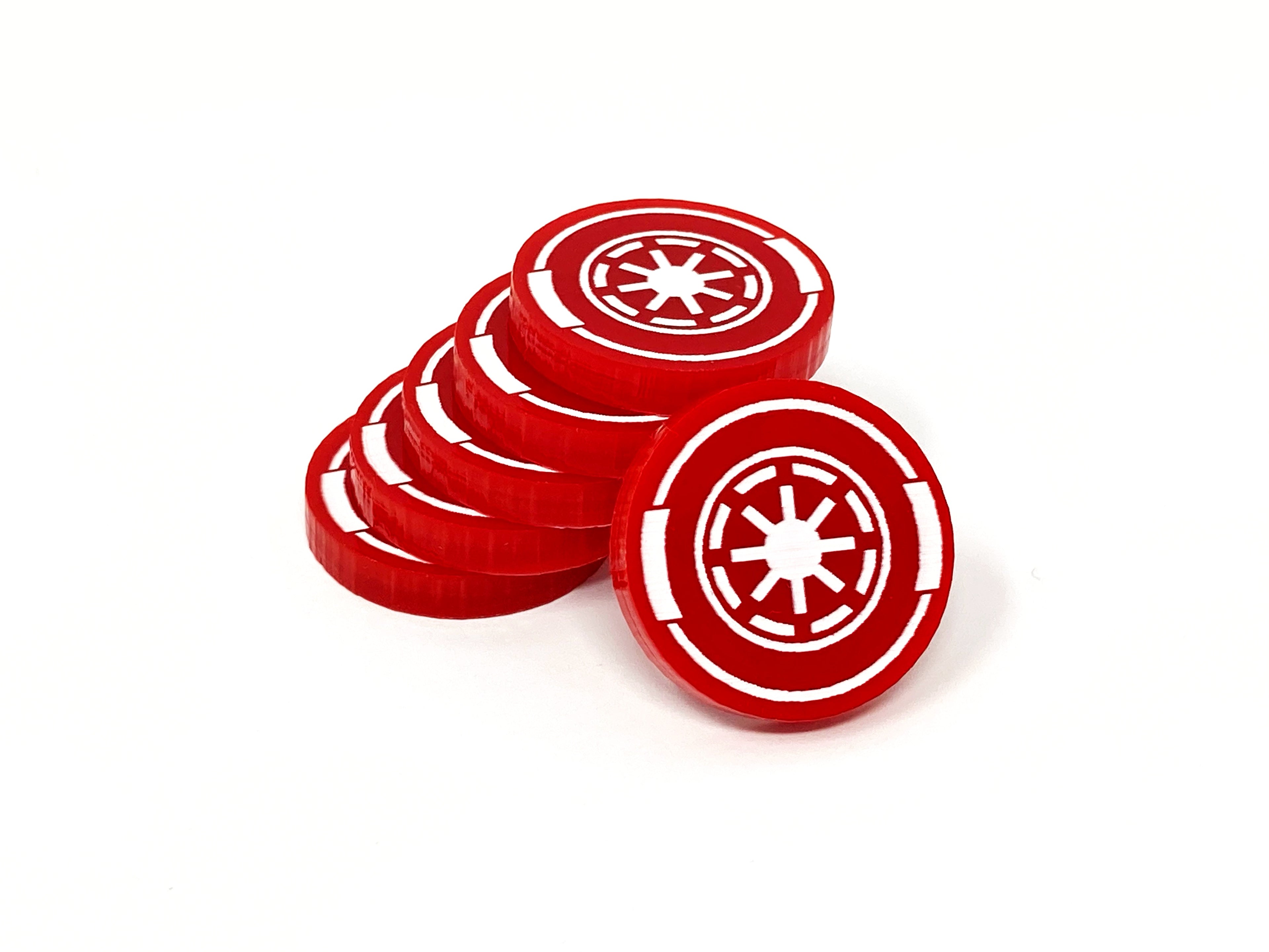 6 x Galactic Republic Victory token for SW Legion