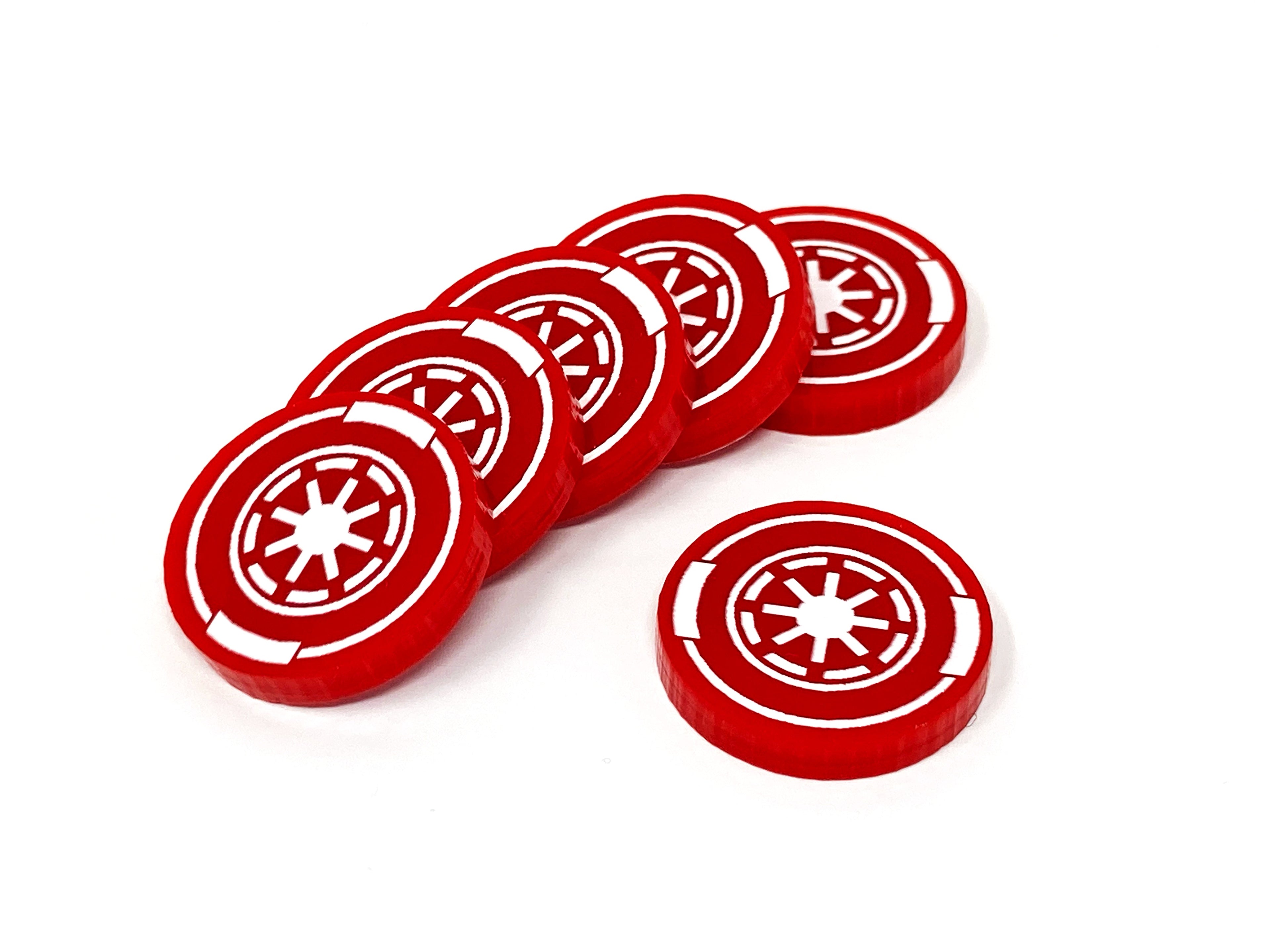 6 x Galactic Republic Victory token for SW Legion