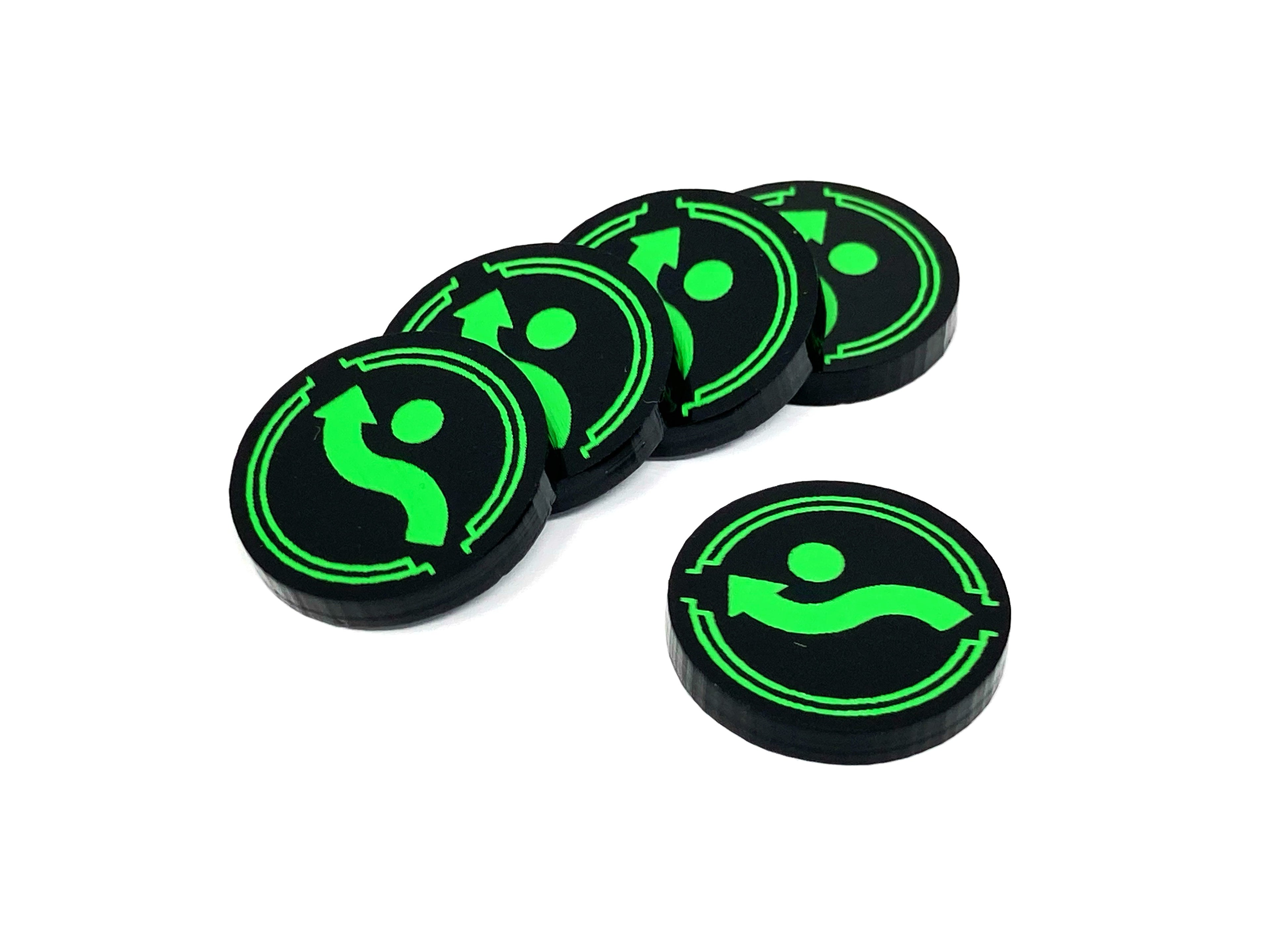 5 x Evade Tokens for X-Wing - Black Series (Single Sided)