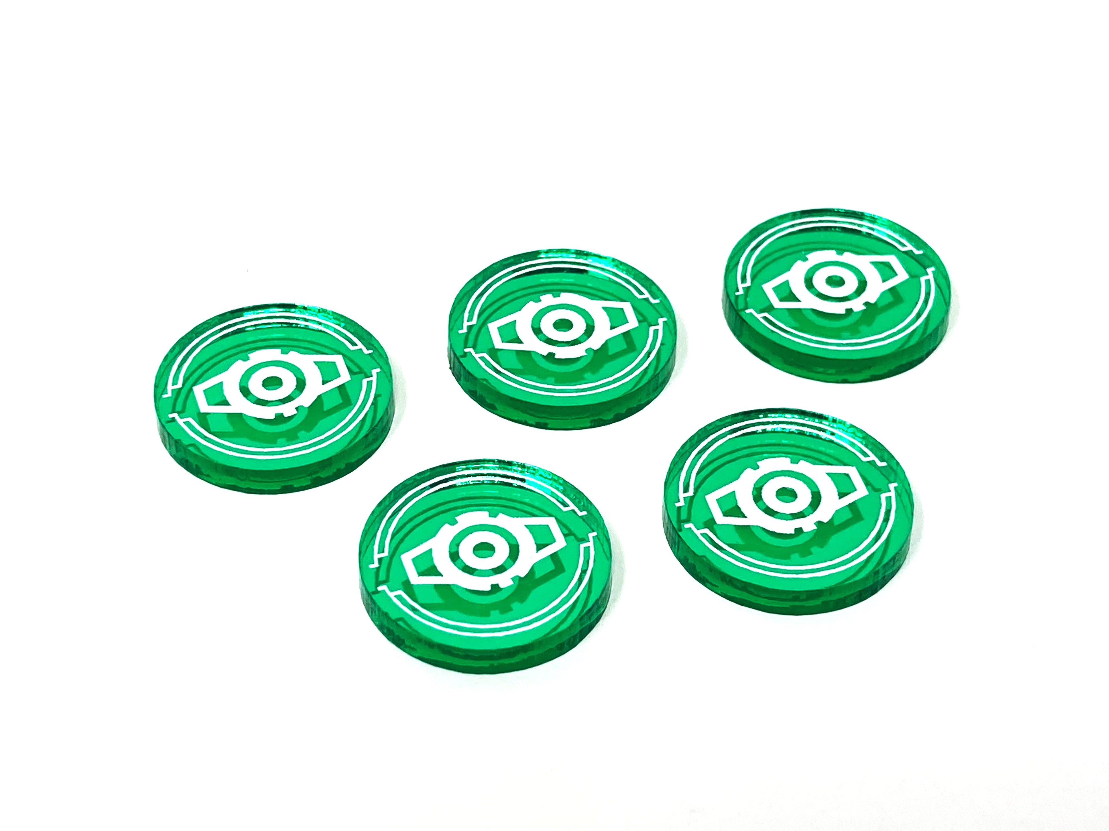 5 x Calculate Tokens for X-Wing - Mirror Series (Single Sided)