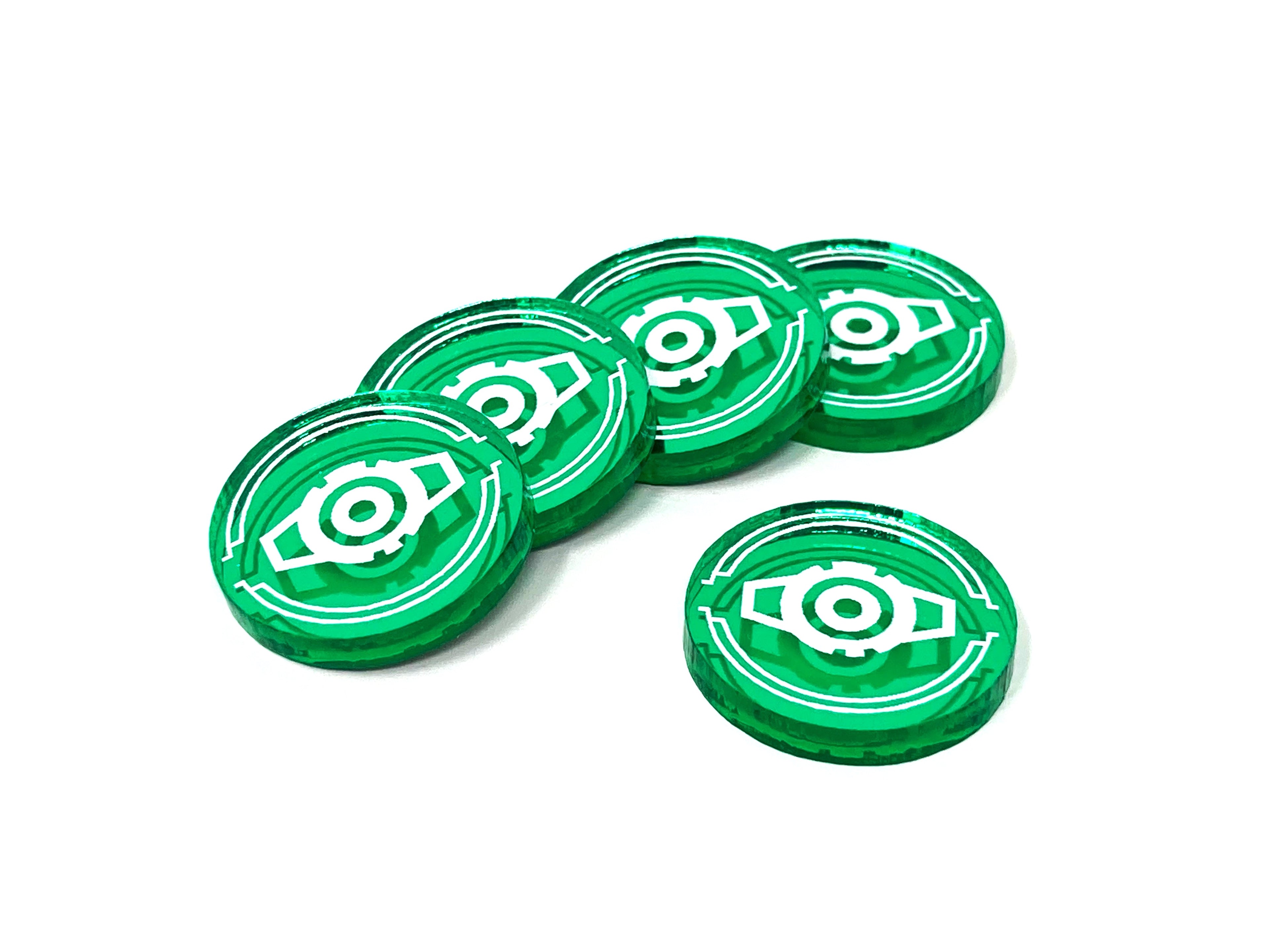 5 x Calculate Tokens for X-Wing - Mirror Series (Single Sided)
