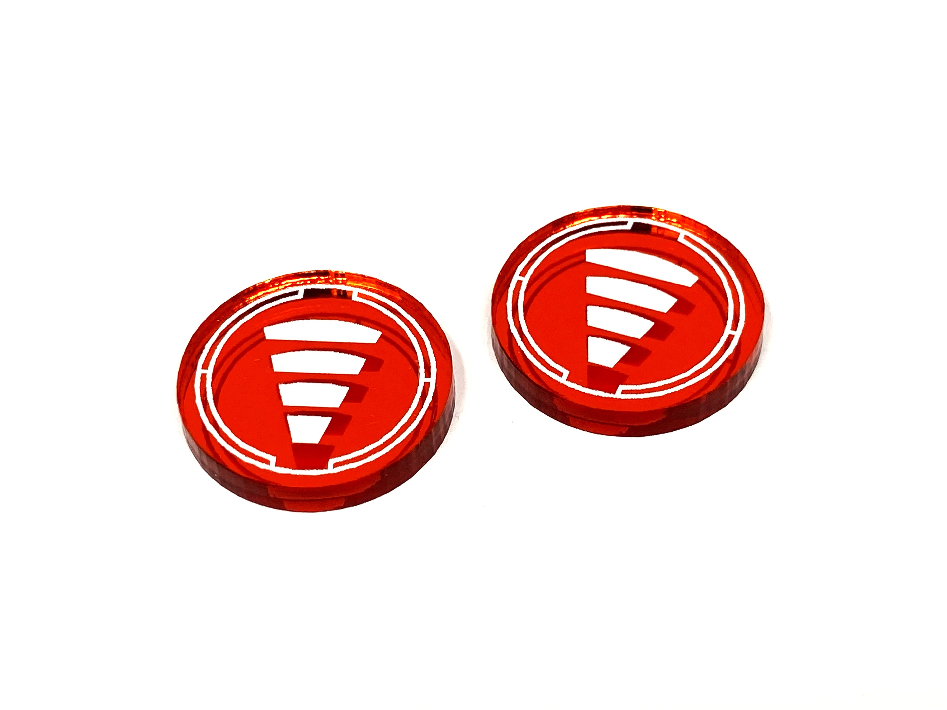 2 x Tractor Beam Tokens for X-Wing - Mirror Series (single sided)
