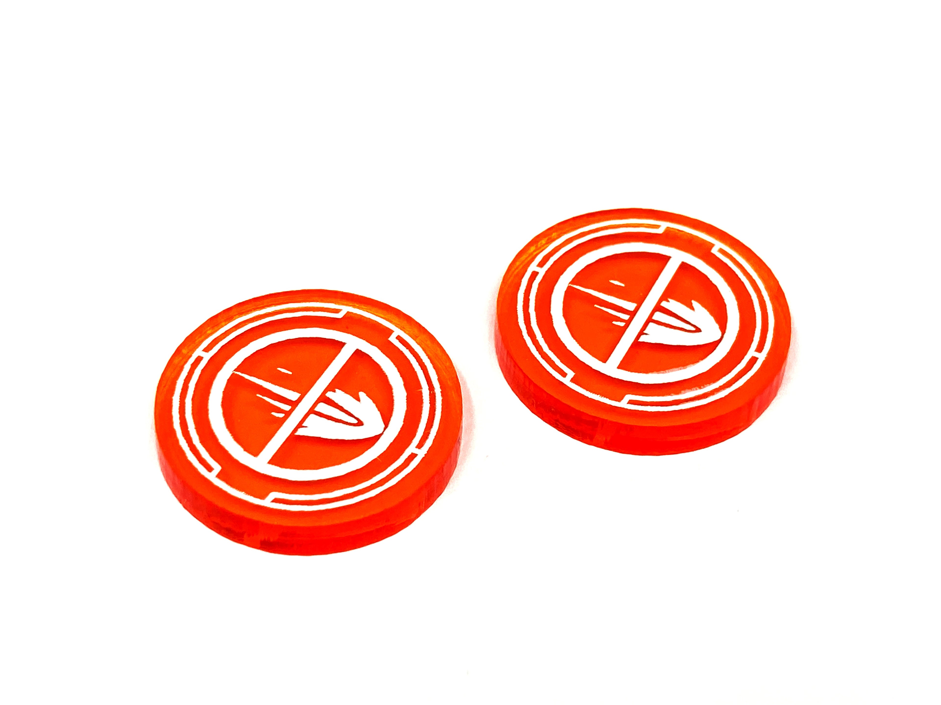2 x Disarm Tokens for X-Wing - Translucent Series (single sided)