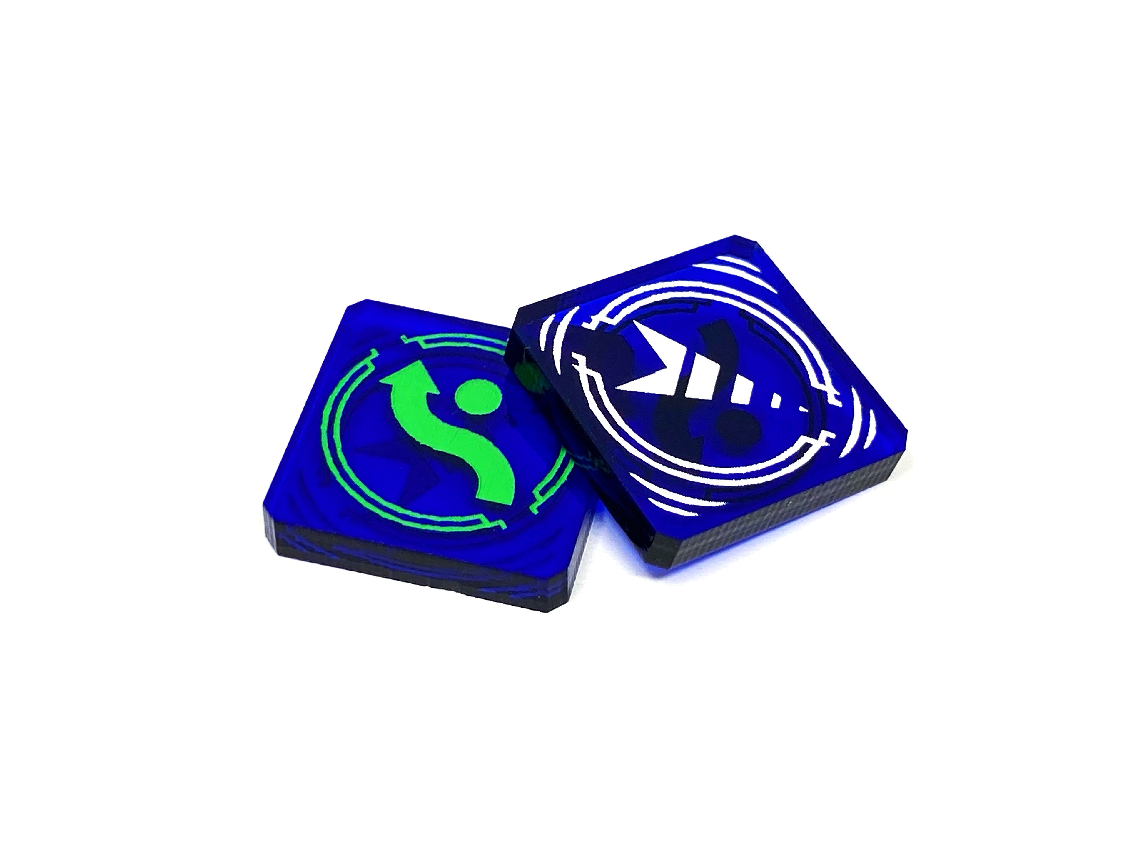 2 x Cloak Tokens - Translucent Series (Double Sided)