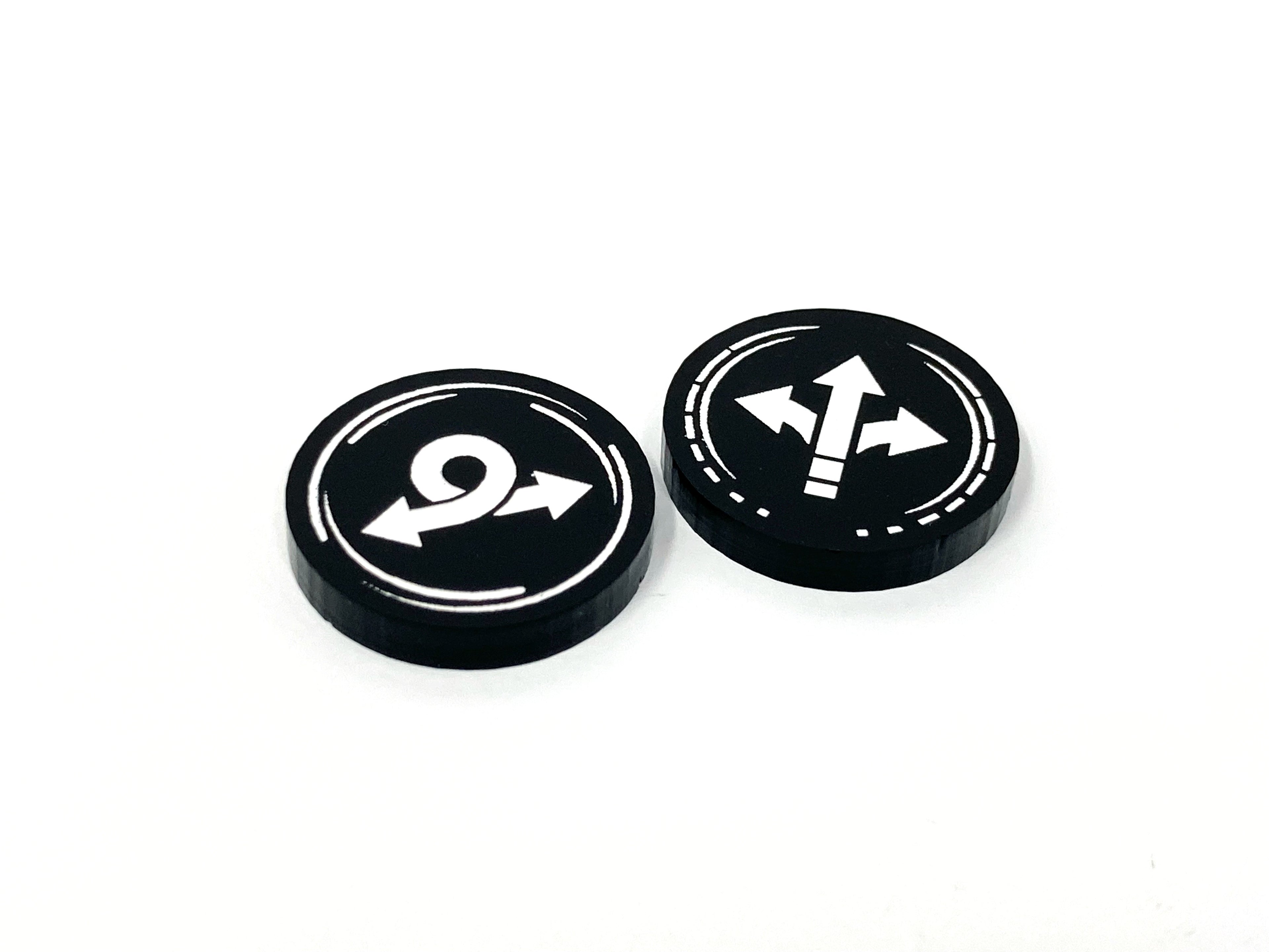 2 x Boost And Barrel Roll Tokens (double sided)
