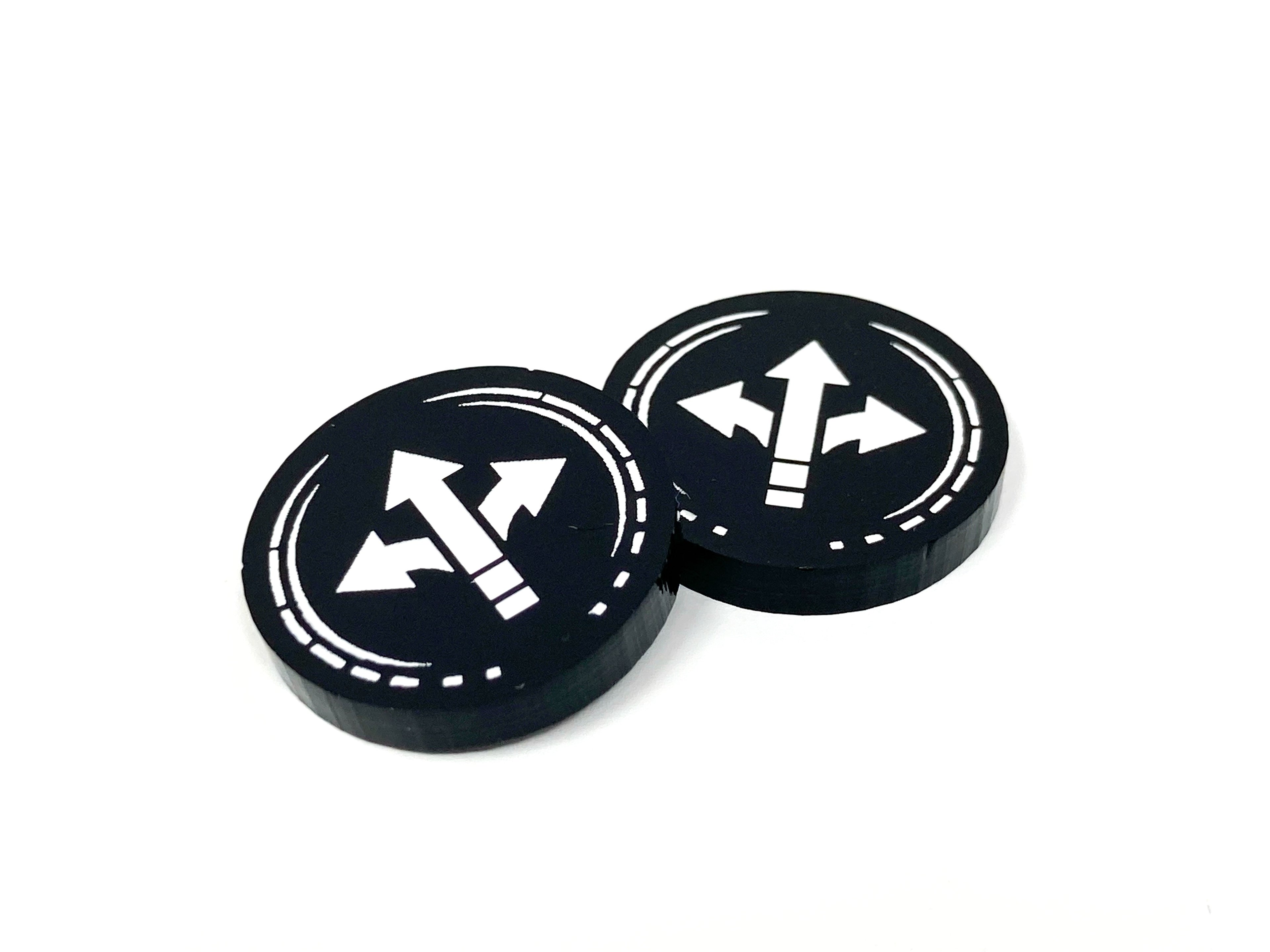 2 x Boost And Barrel Roll Tokens (double sided)
