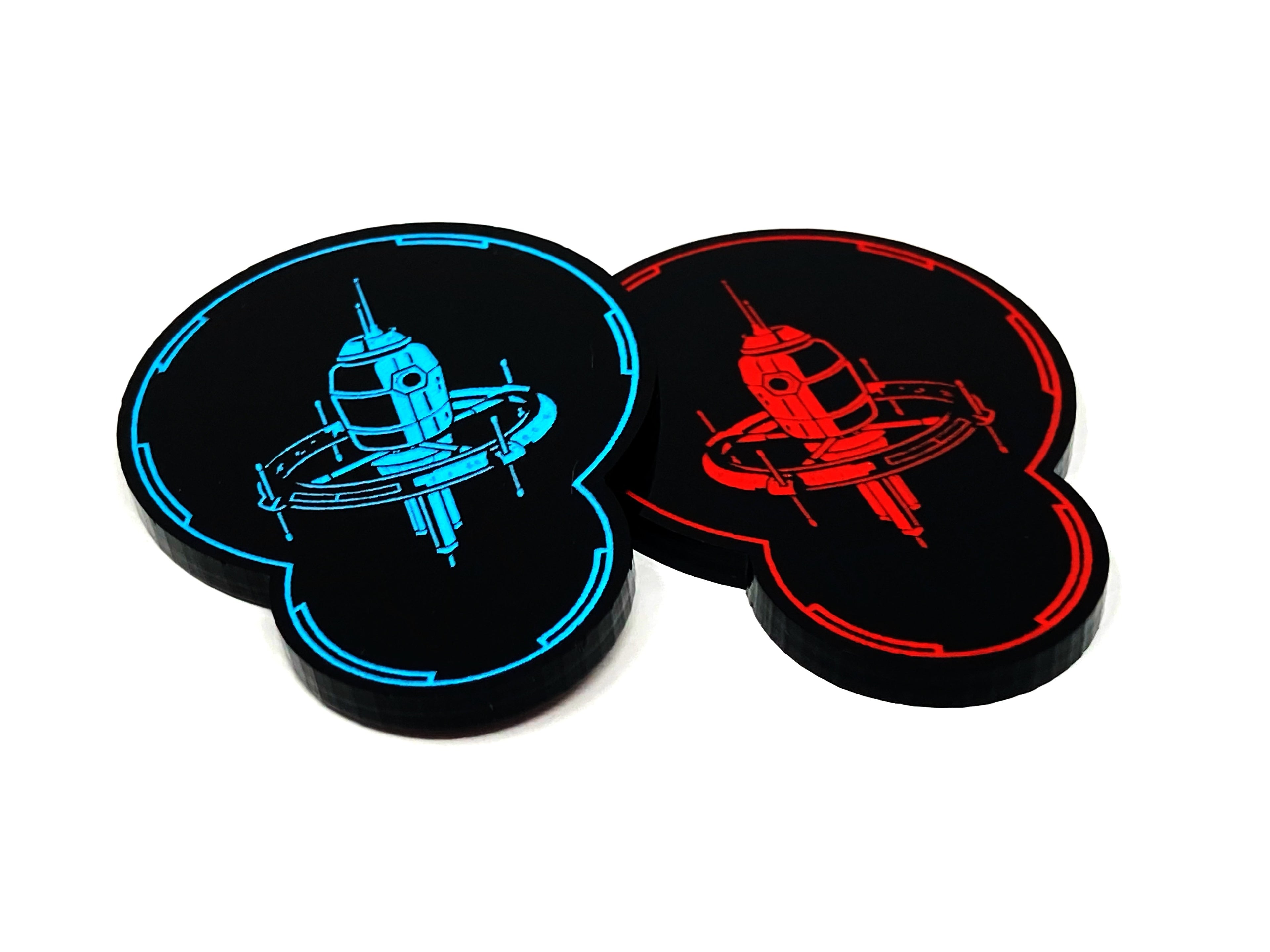 2 x Sensor Buoy Tokens - Star Wars X-wing Compatible