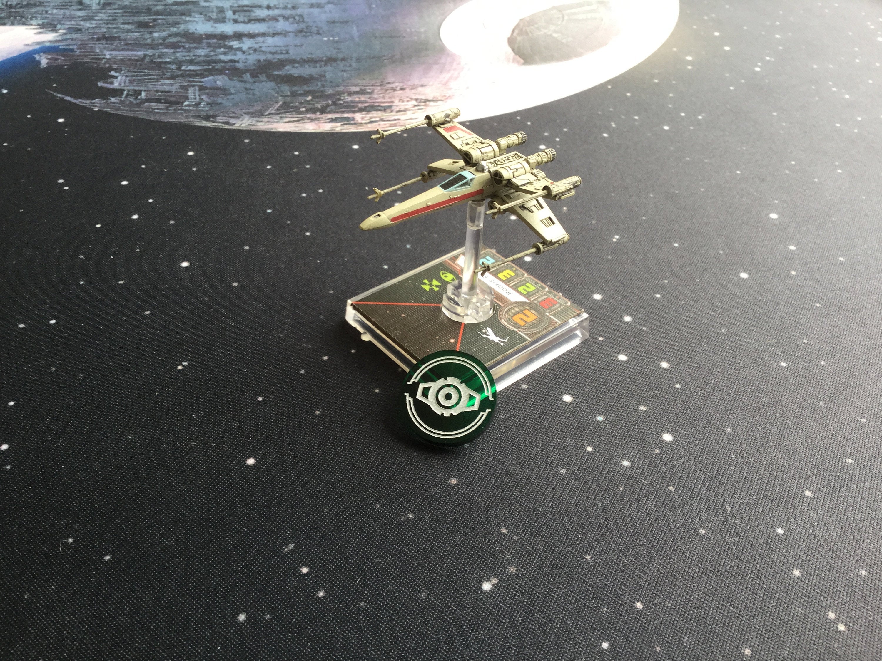5 x Calculate Tokens for X-Wing - Translucent Series (Single Sided)