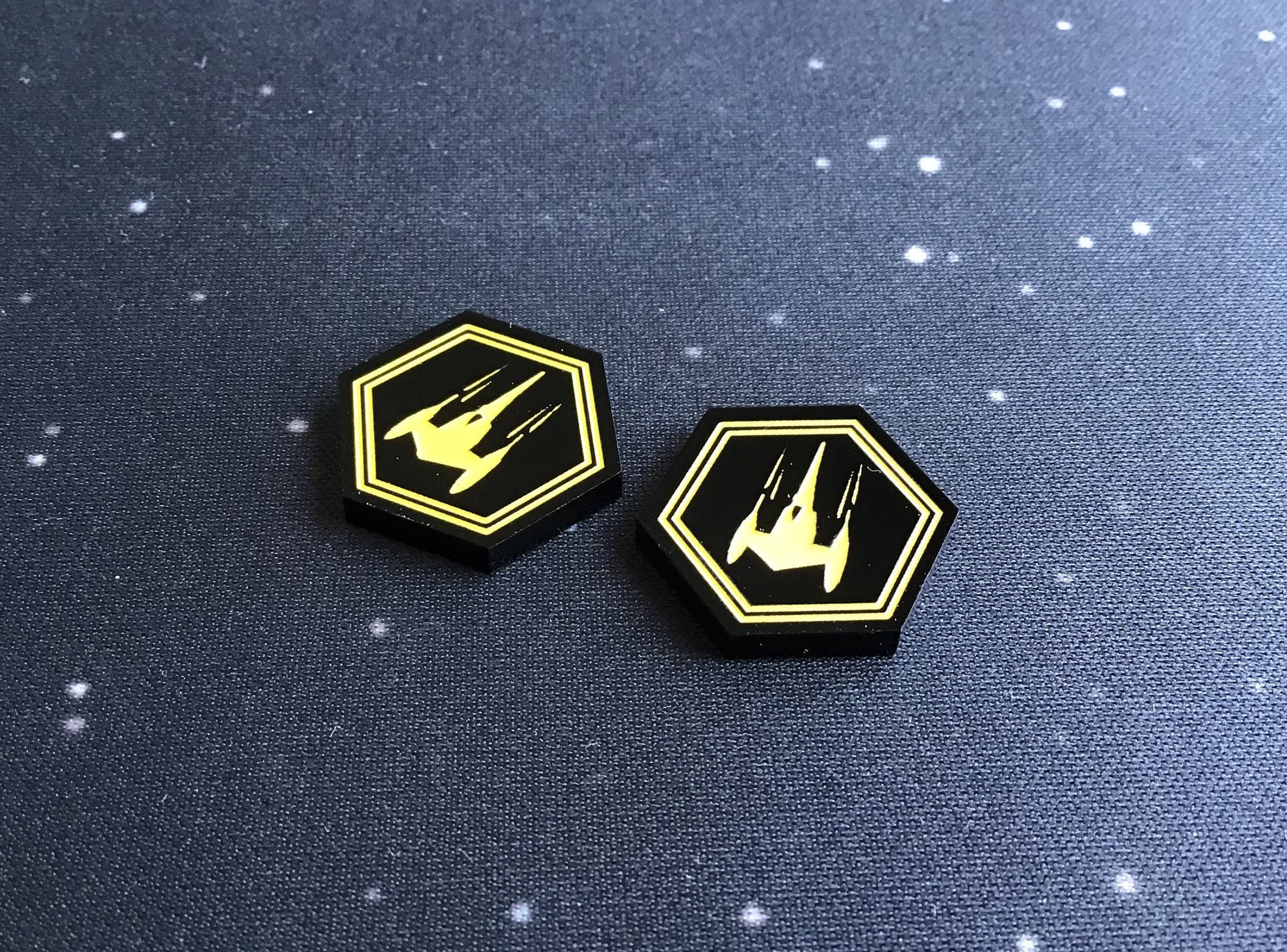 2 x N1 Decoyed Handmaiden Tokens - Black Series (Single Sided)
