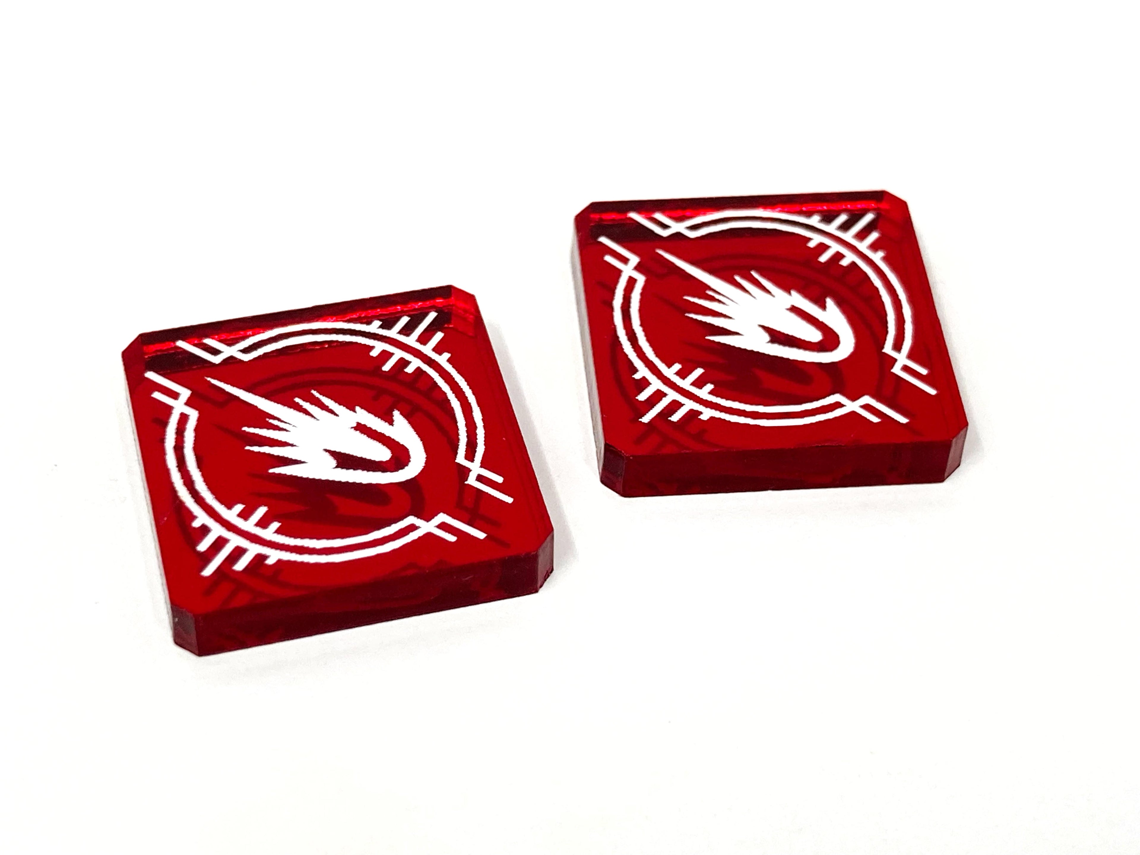 2 x Deplete Tokens for X-Wing - Mirror Series (single sided)