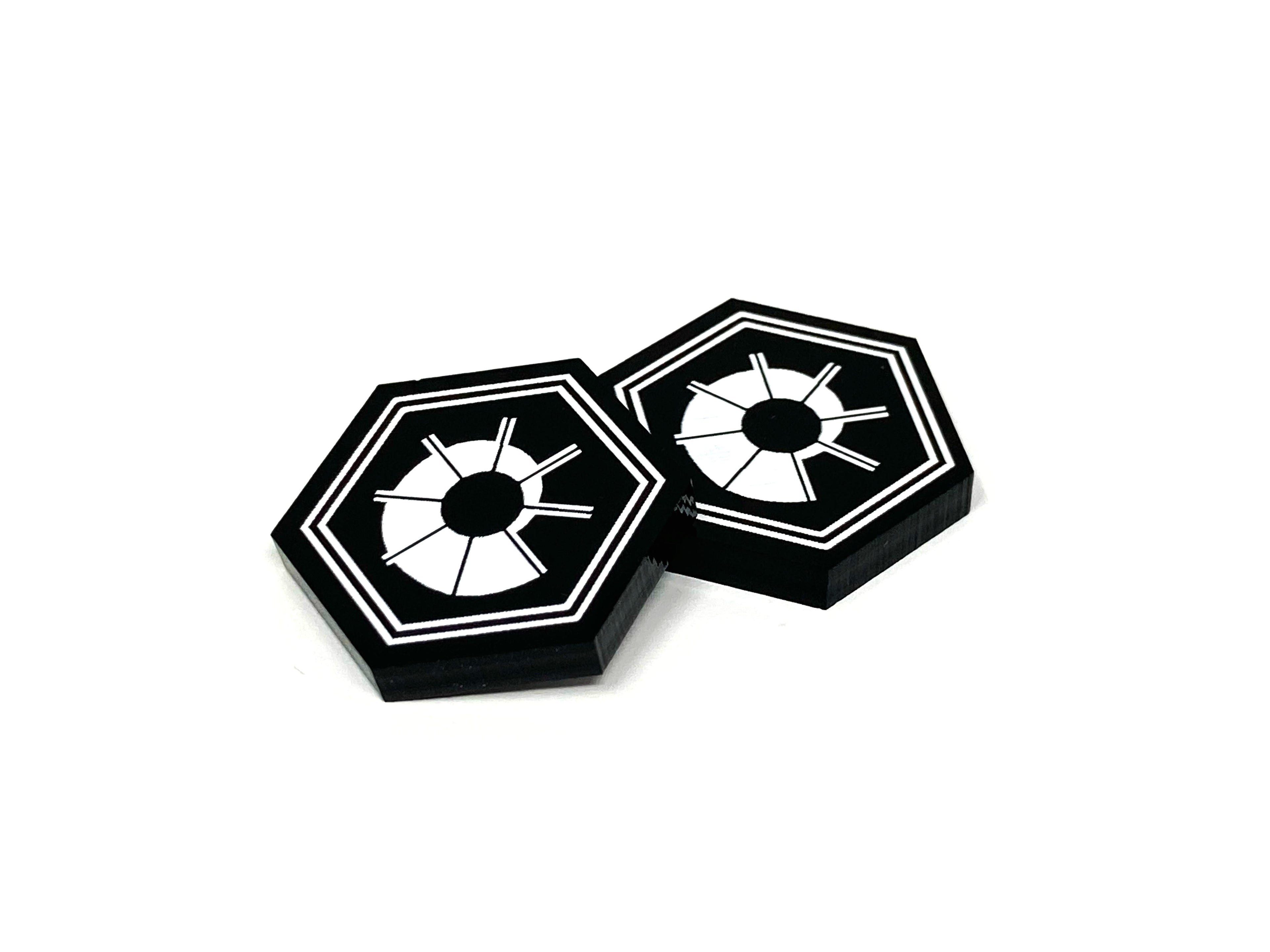 2 x Fuse Tokens - Black Series (Single Sided)