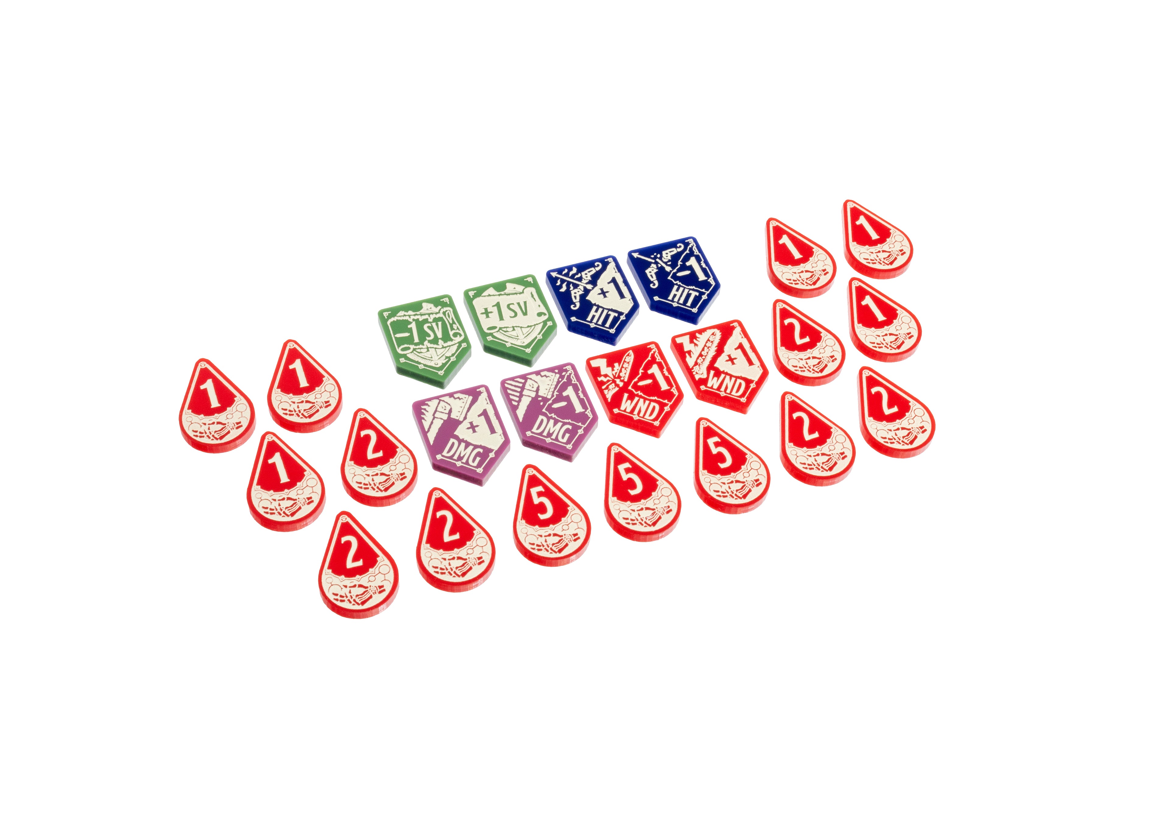 Warrior Token Set - AOS Essentials - Single Sided