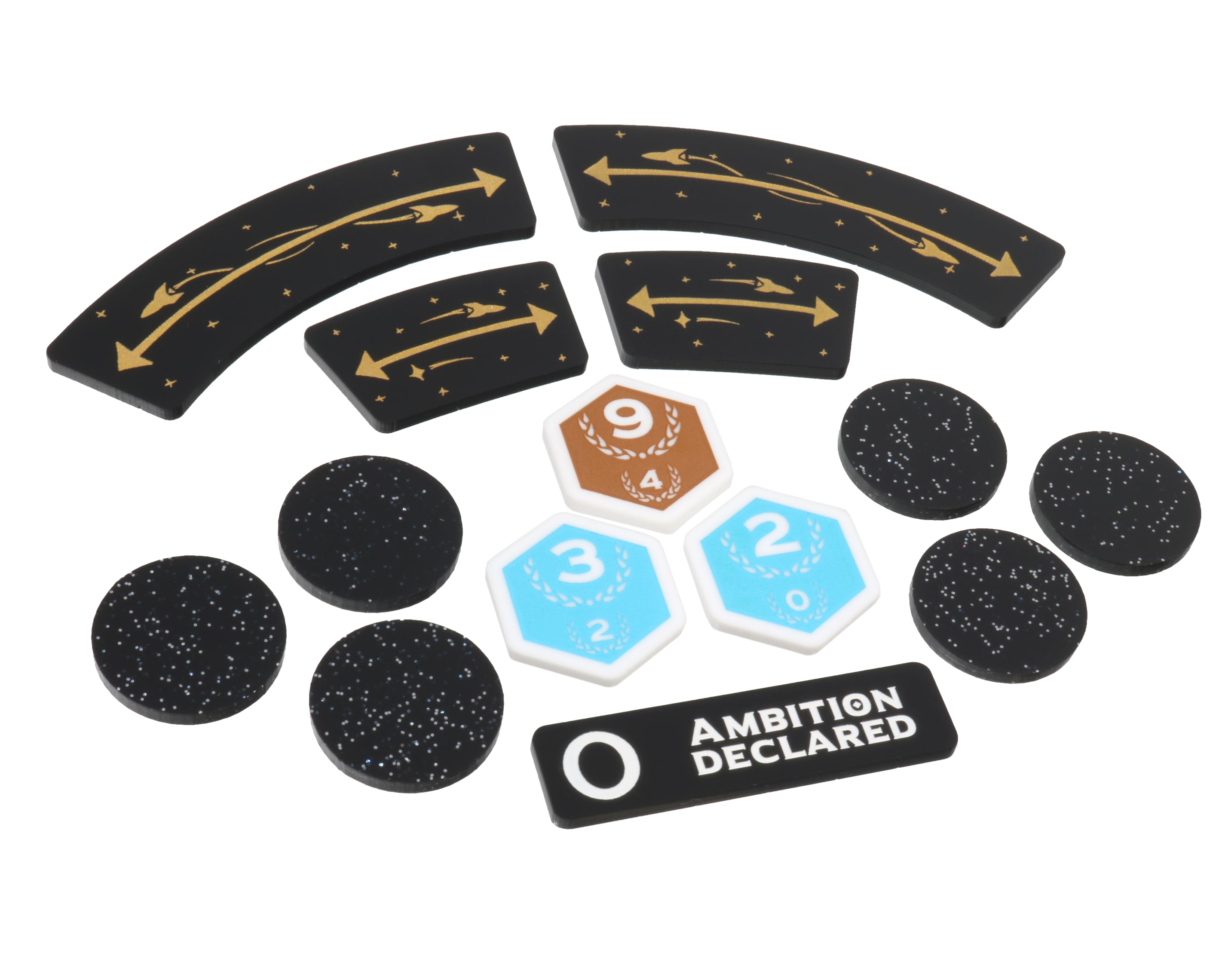 Arcs Ambitions and Out of Play Token Set